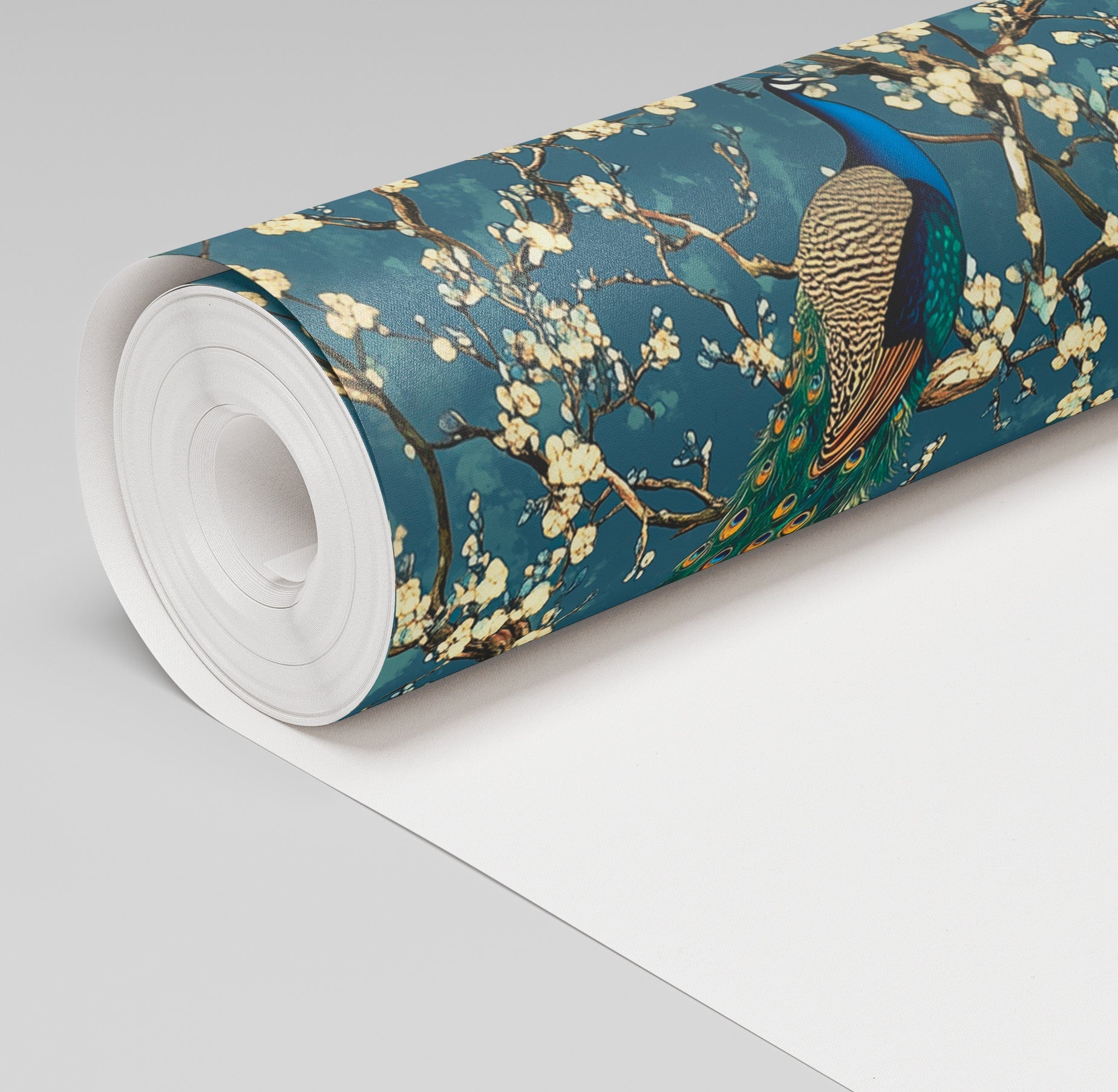 Midnight Plumage Wallpaper - Painted Paper