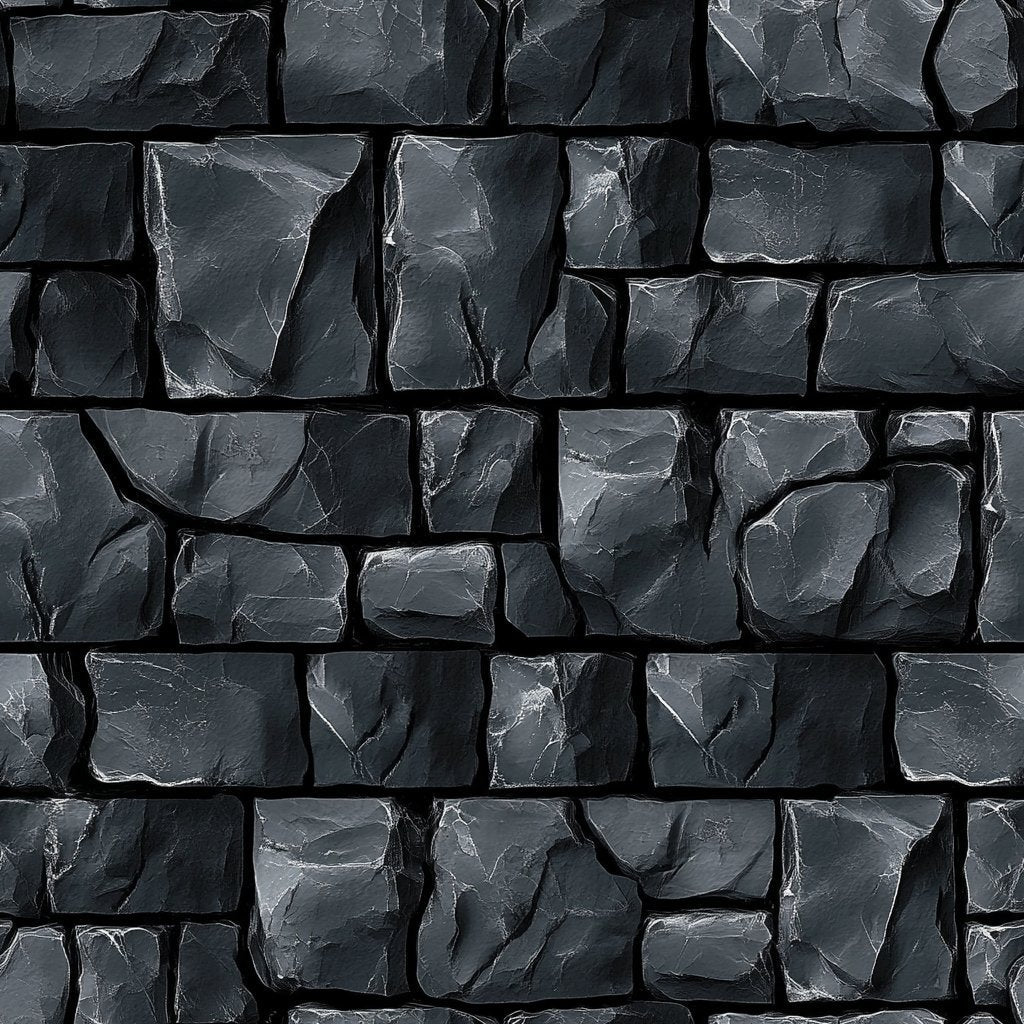Midnight Stone Wallpaper - Benton Lane Home - Painted Paper