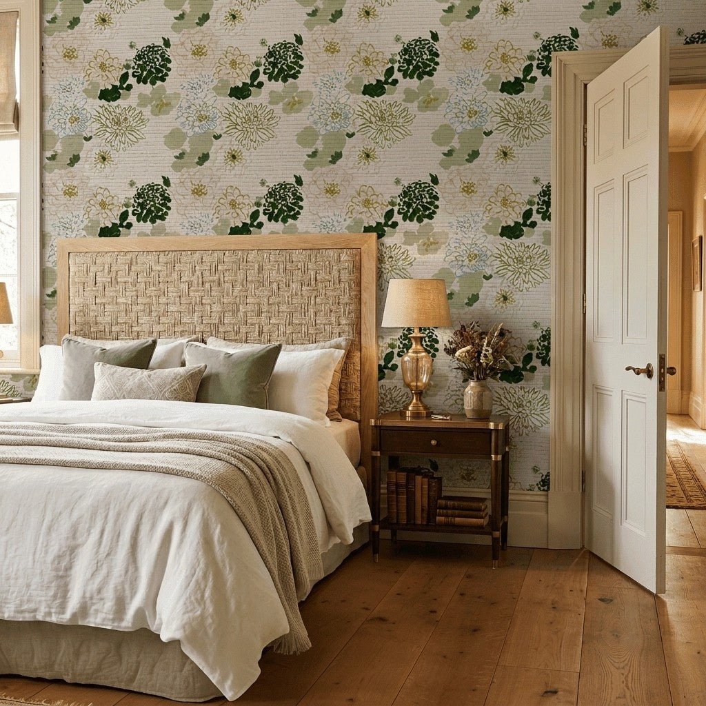 Millicent Faux Grasscloth Wallpaper - Benton Lane Home - Lemon Park