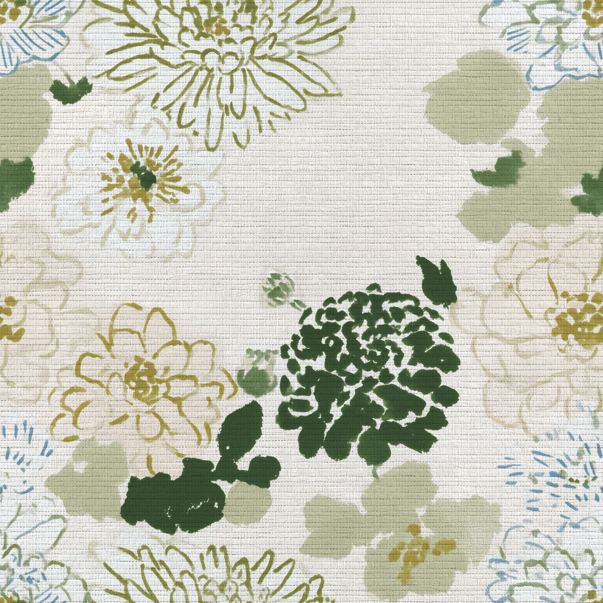 Millicent Faux Grasscloth Wallpaper - Benton Lane Home - Lemon Park