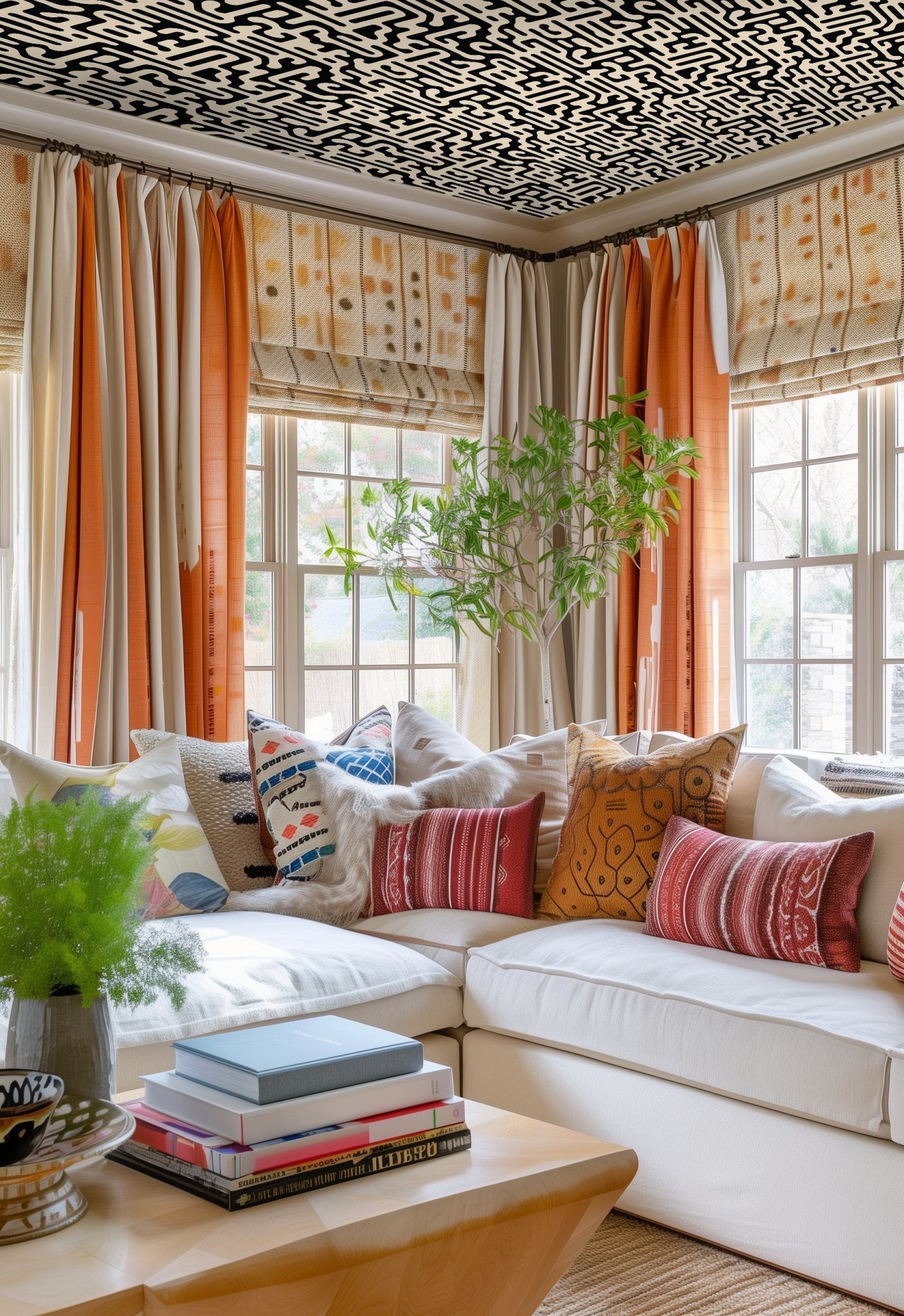 Milo Maze Wallpaper - Benton Lane Home - Painted Paper