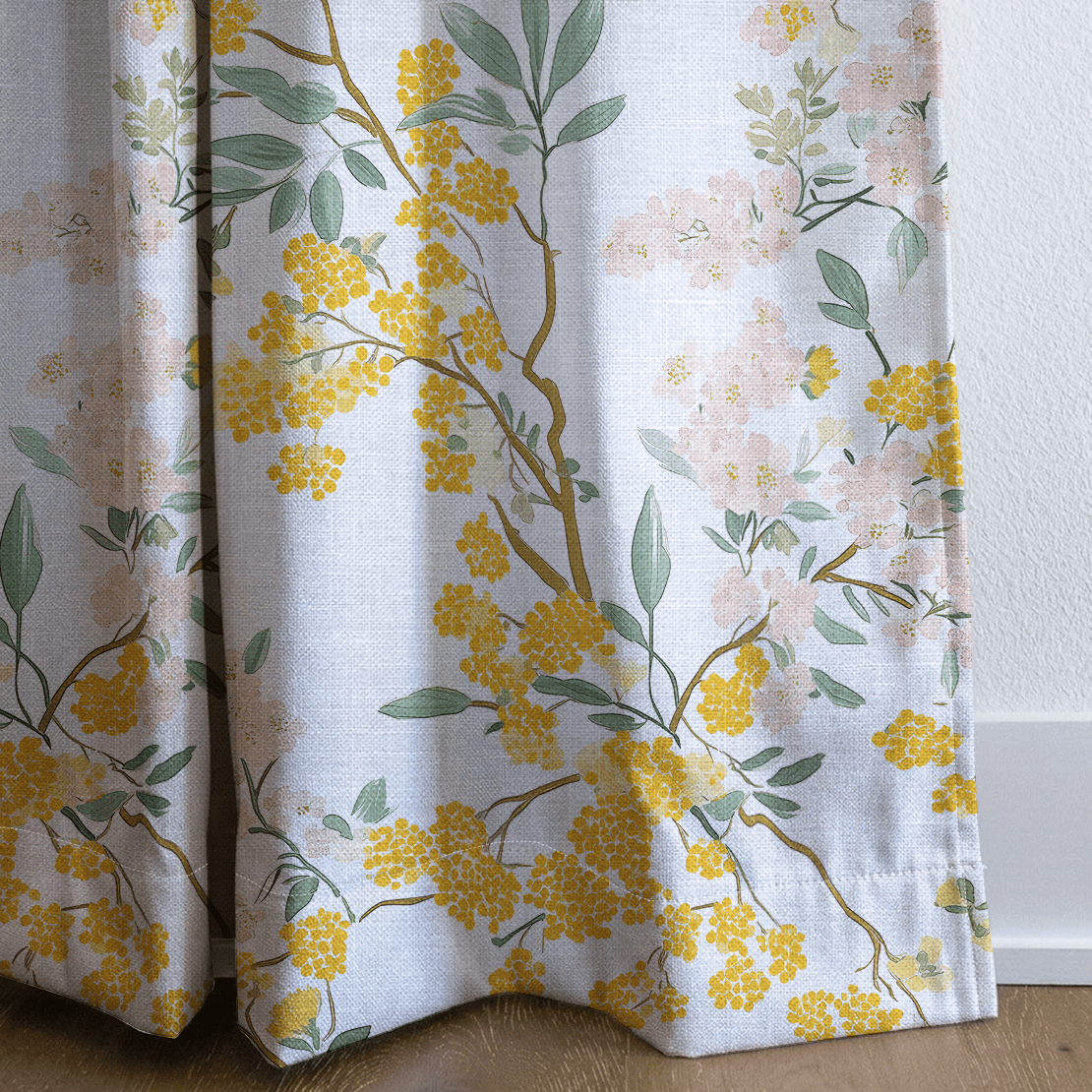 Mimosa Melody - Drapery - Benton Lane Home - Lemon Park