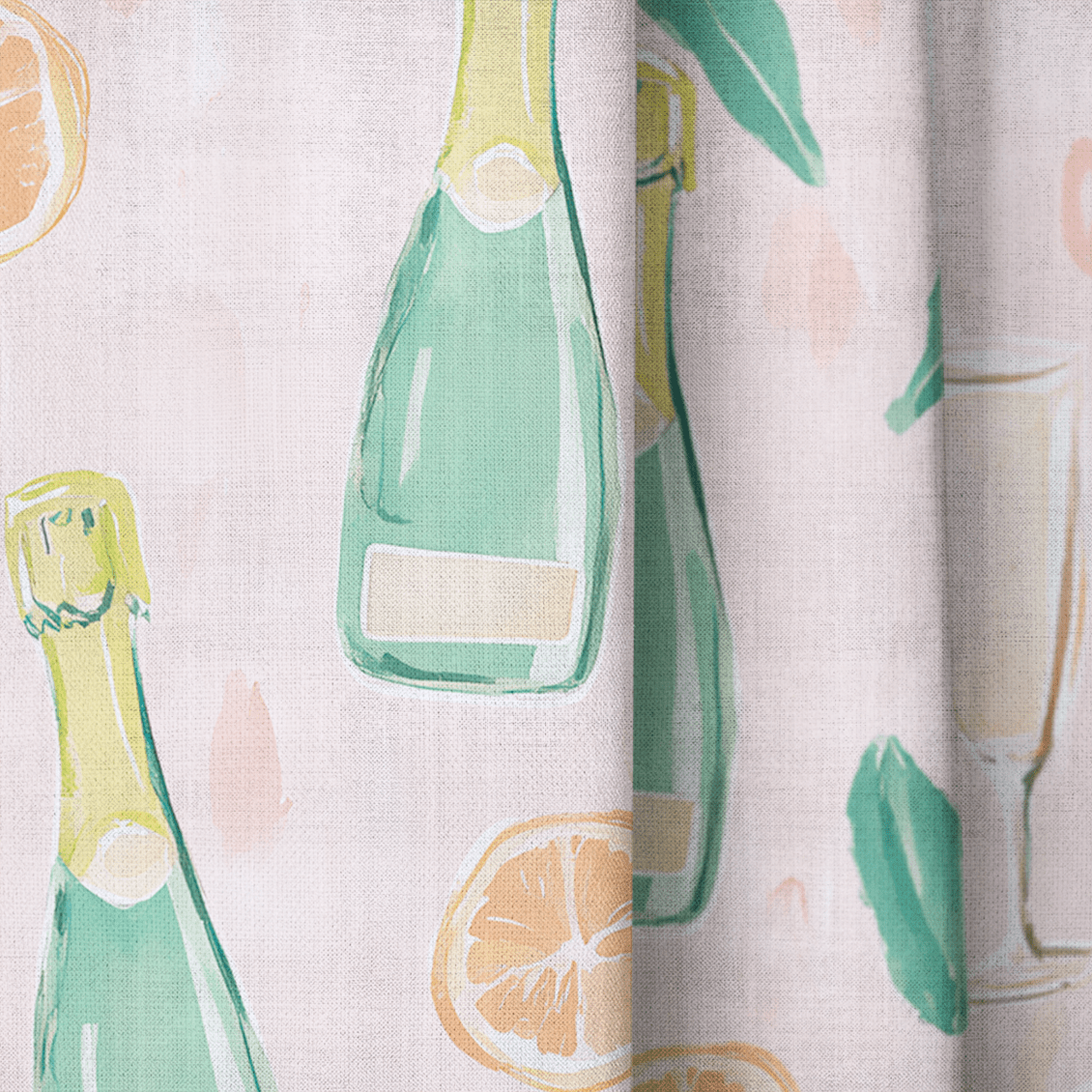 Mimosa Mornings - Drapery - Benton Lane Home - Lemon Park
