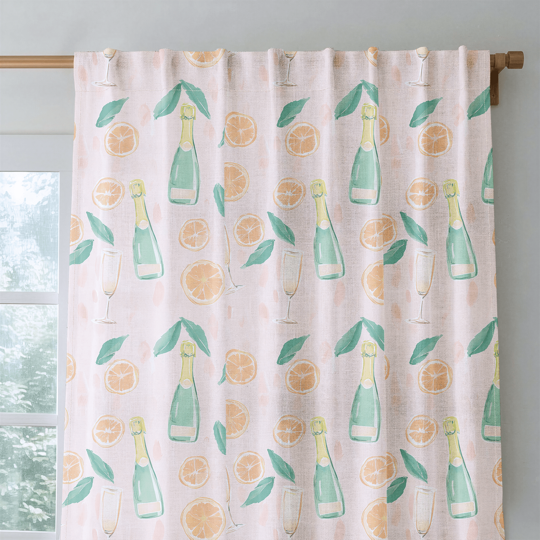 Mimosa Mornings - Drapery - Benton Lane Home - Lemon Park