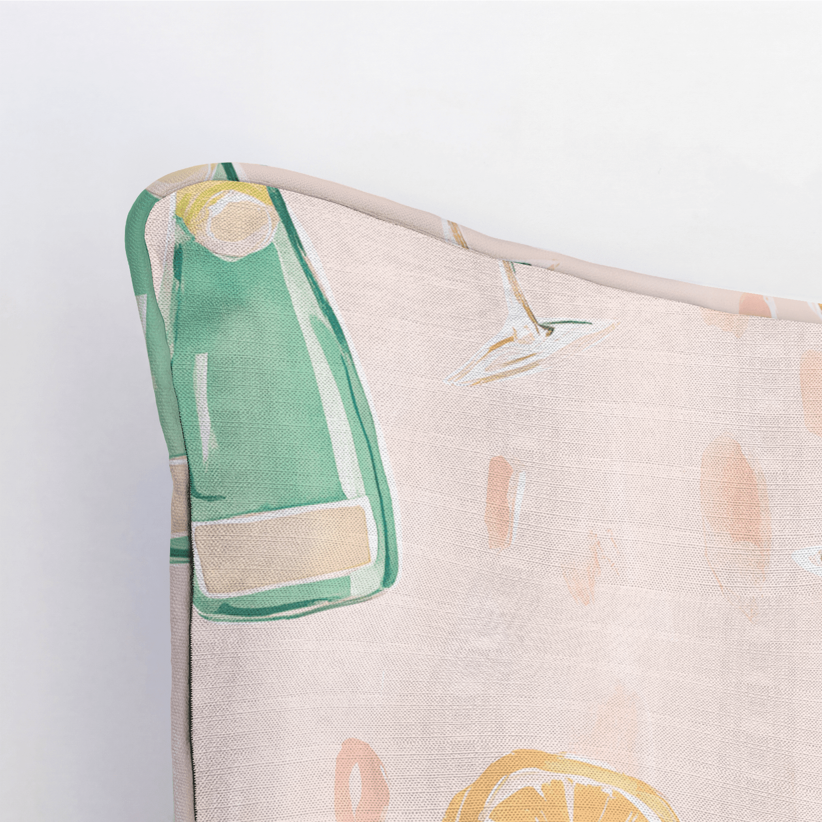 Mimosa Mornings Throw Pillow - Benton Lane Home - Lemon Park