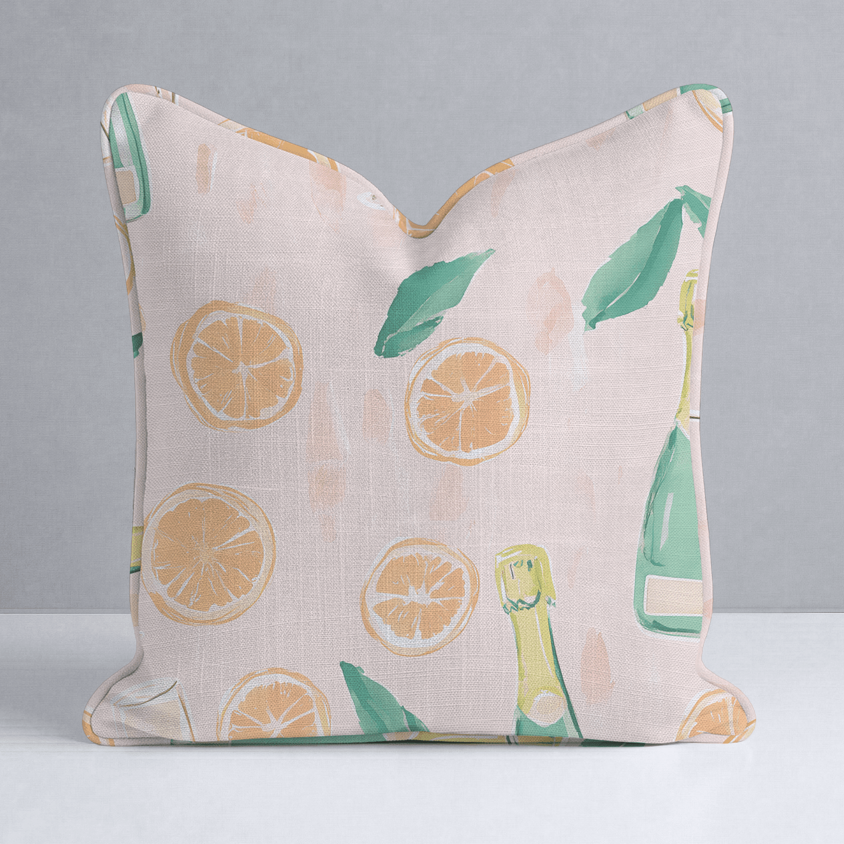 Mimosa Mornings Throw Pillow - Benton Lane Home - Lemon Park