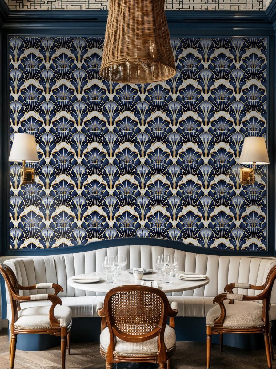 Minnie Wallpaper - Benton Lane Home - Painted Paper