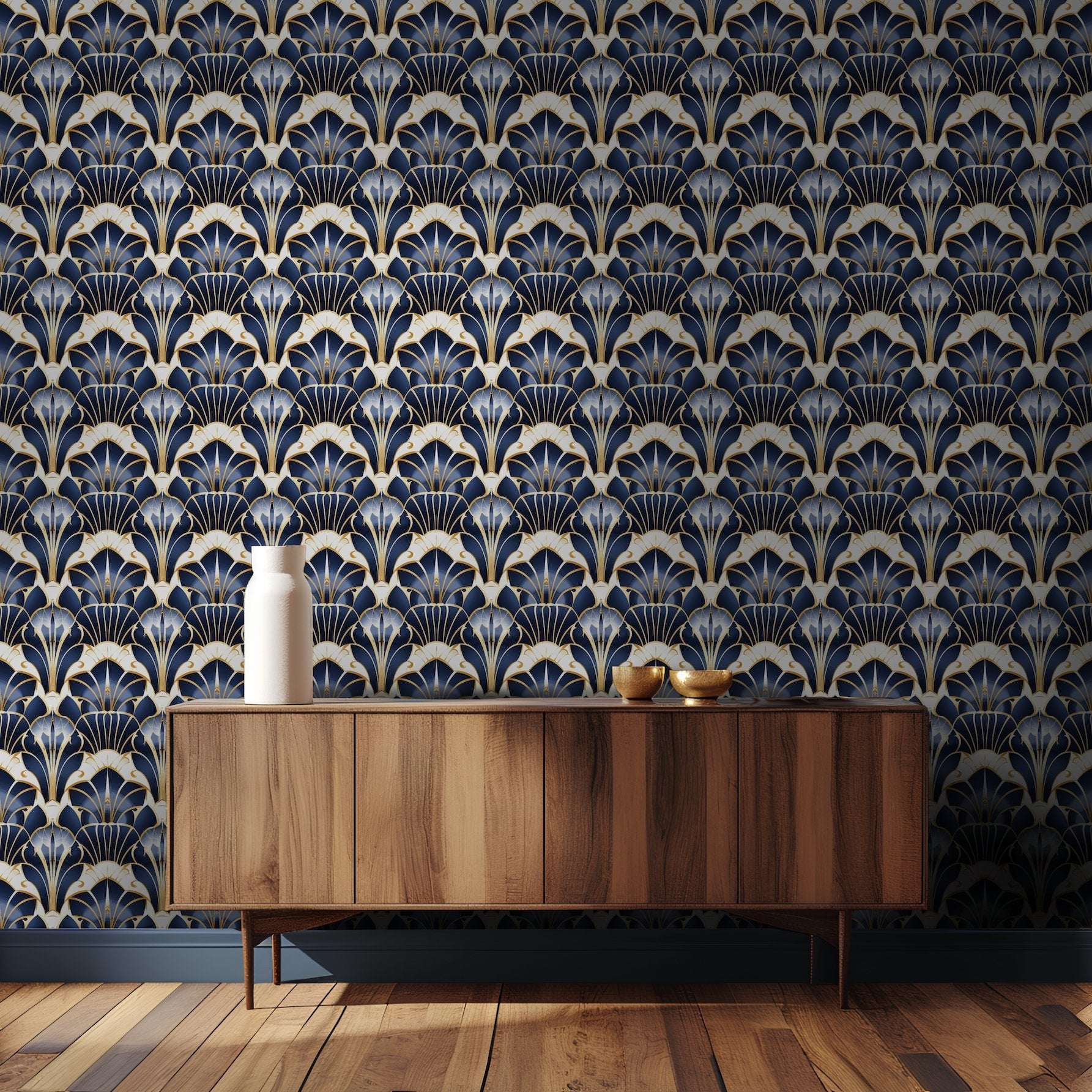 Minnie Wallpaper - Benton Lane Home - Painted Paper