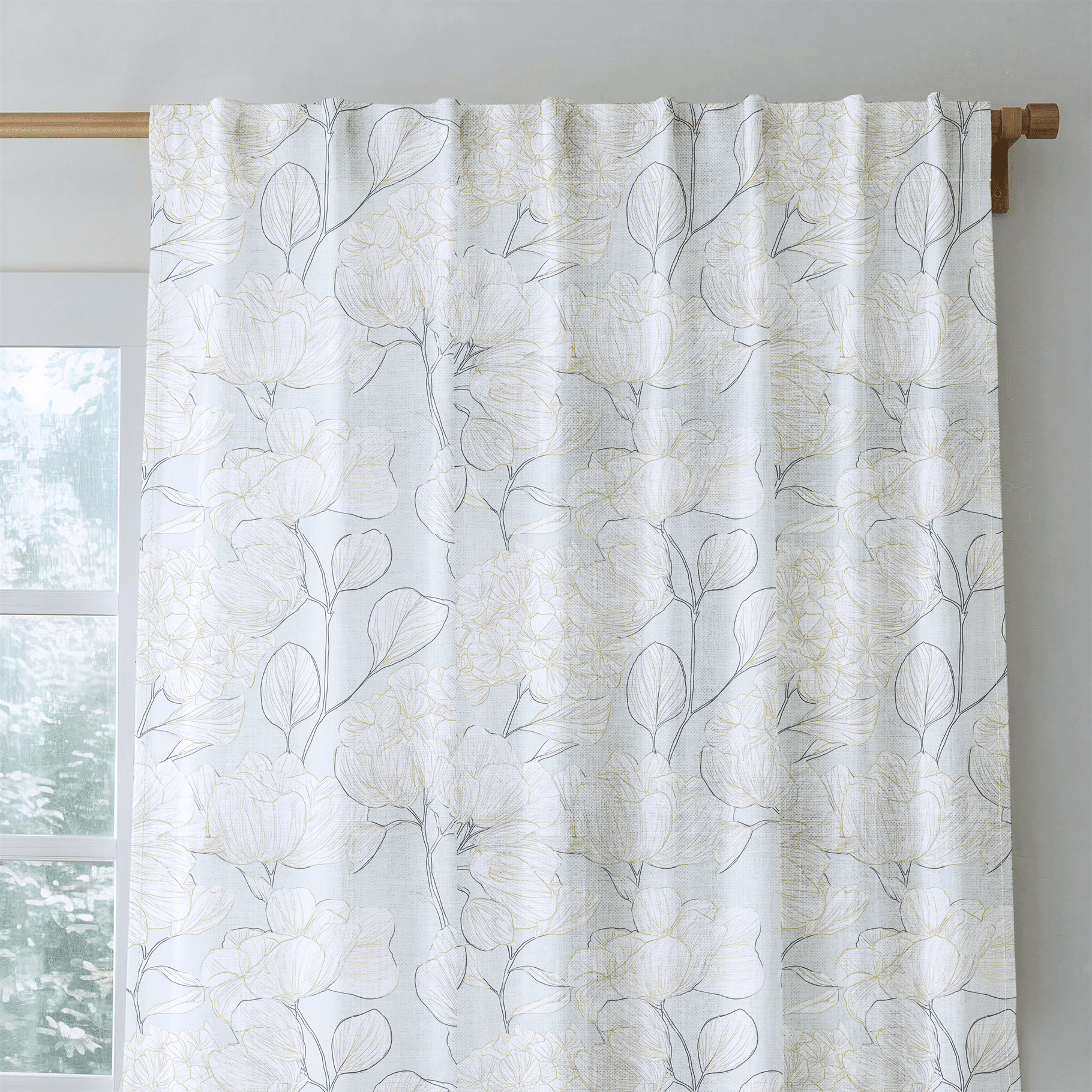 Mint Hydrangea - Drapery - Benton Lane Home - Lemon Park
