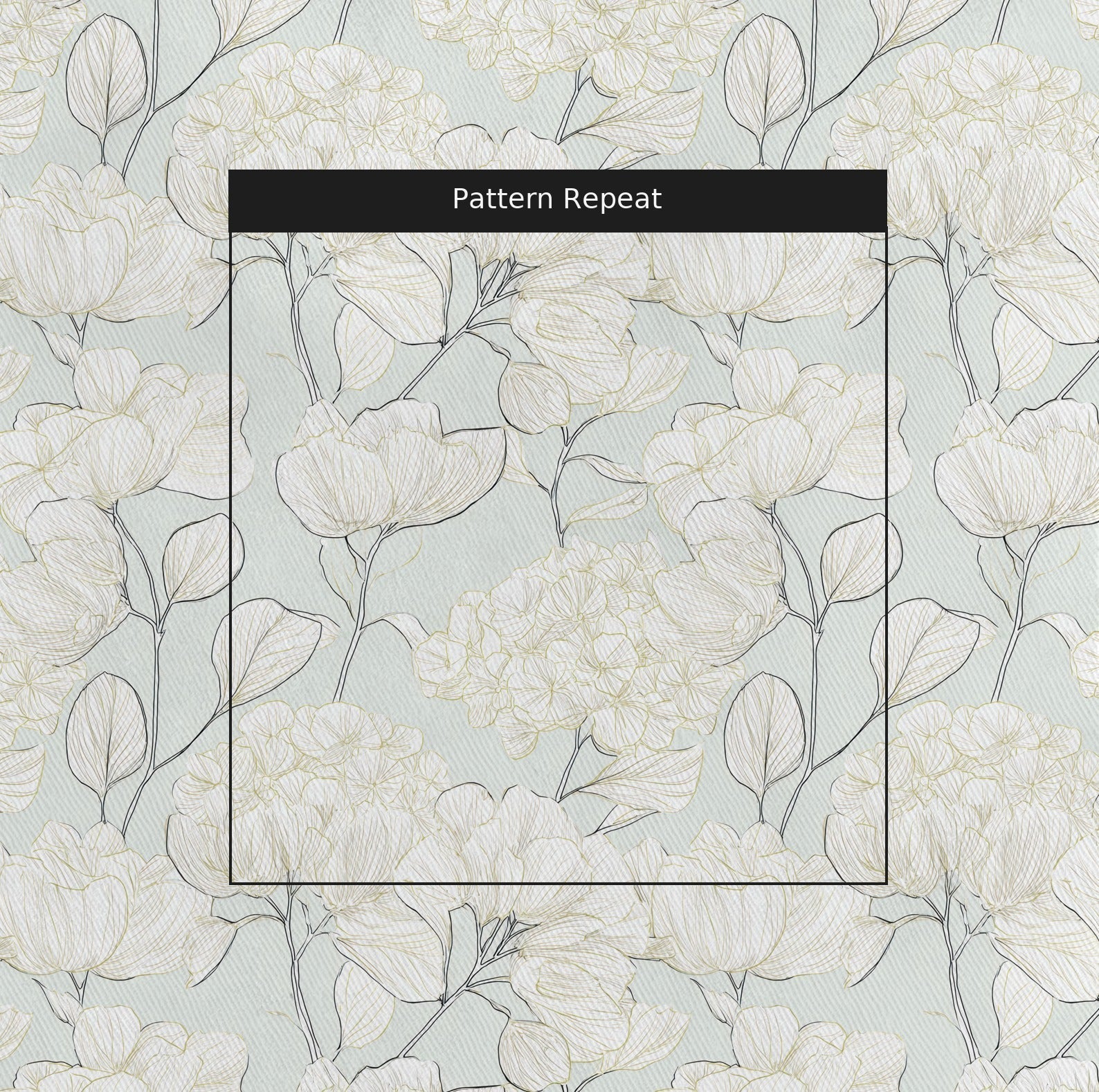Mint Hydrangea - Fabric - Benton Lane Home - Lemon Park