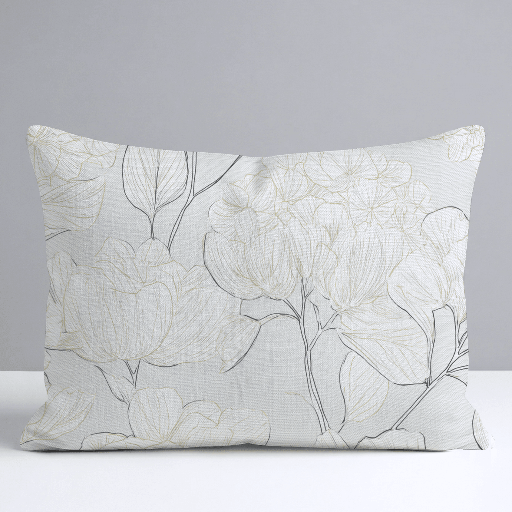 Mint Hydrangea Throw Pillow - Benton Lane Home - Lemon Park