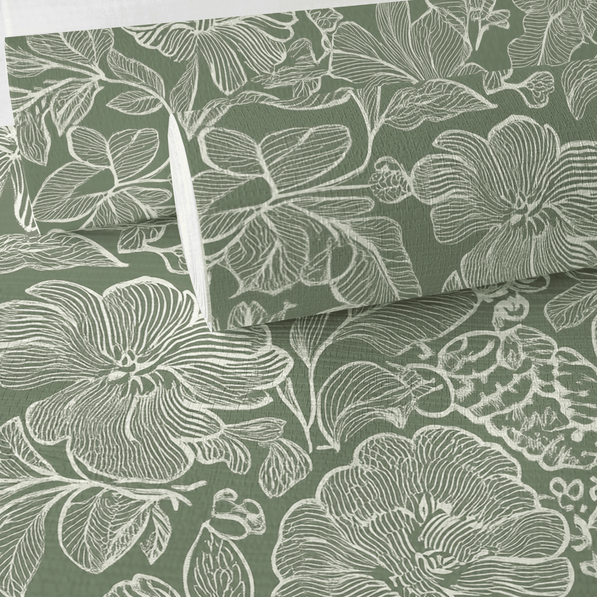 Mint Julep Faux Grasscloth Wallpaper - Benton Lane Home - Lemon Park