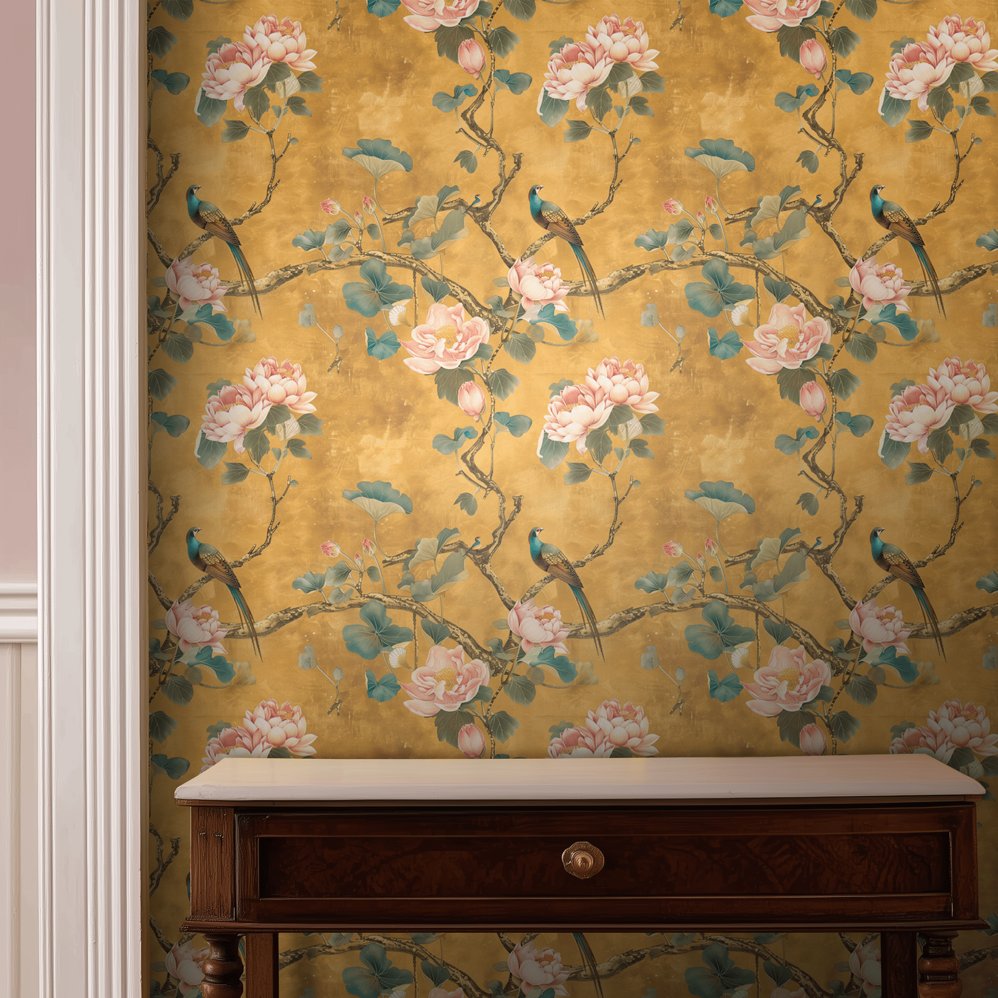Mira Wallpaper - Benton Lane Home - Painted Paper