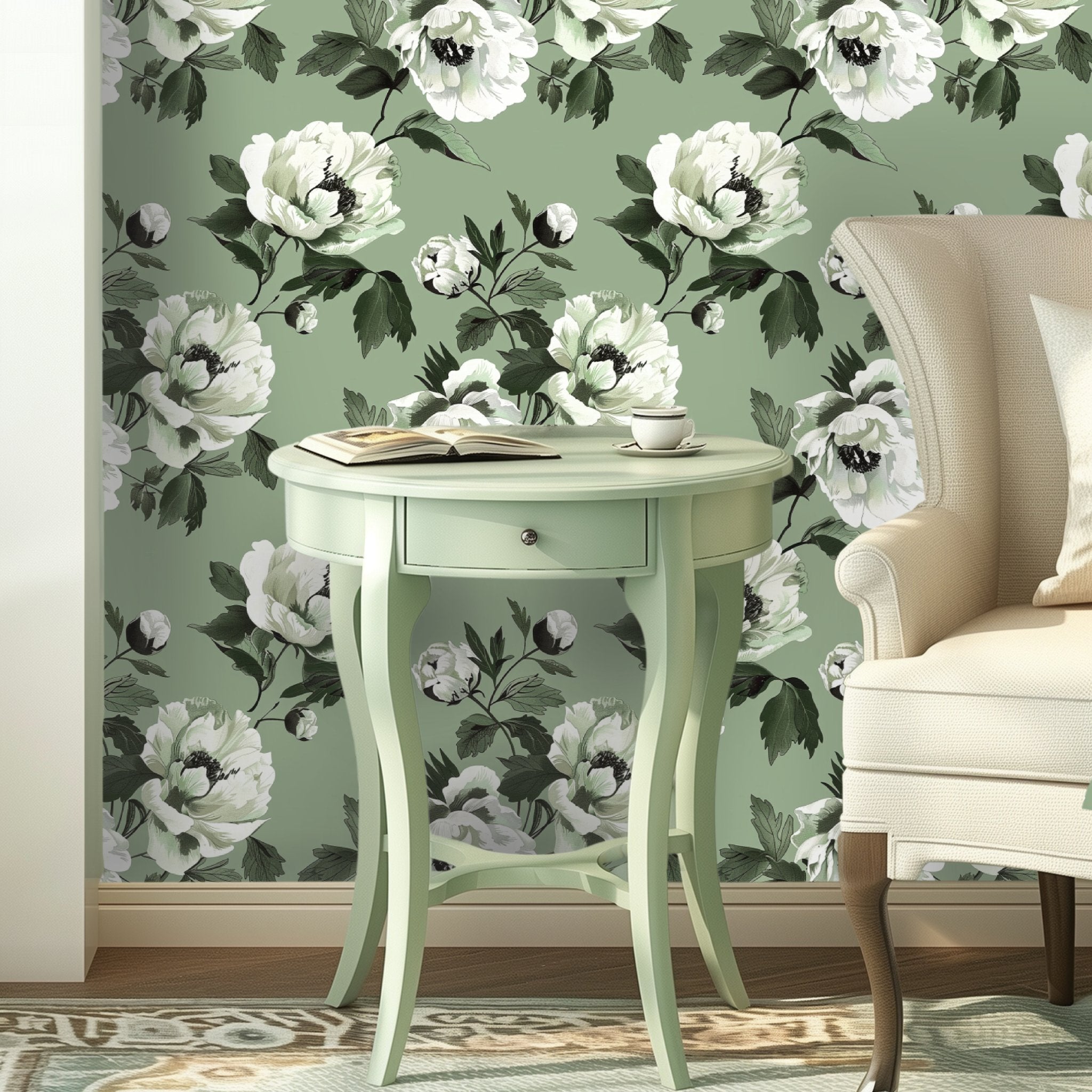 Miriam Wallpaper - Benton Lane Home - Painted Paper