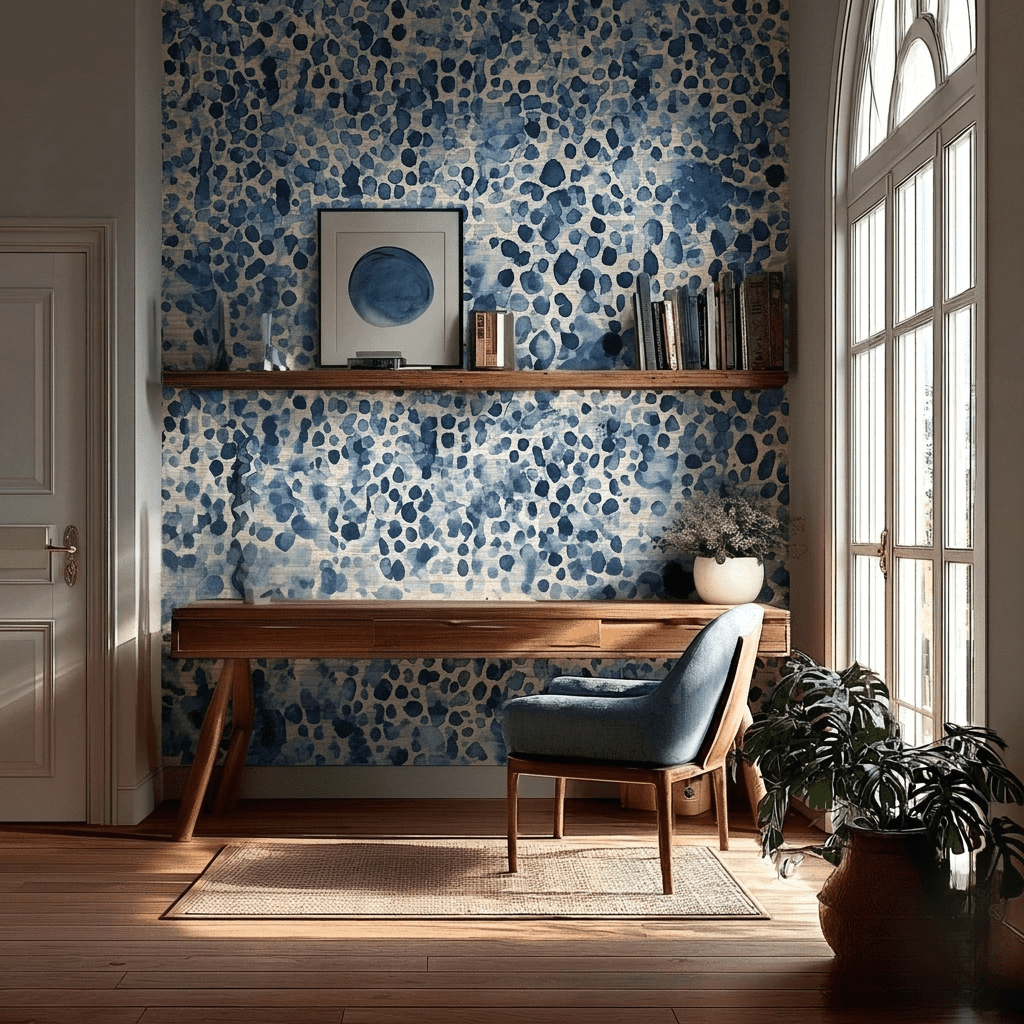 Mirren Faux Grasscloth Wallpaper - Benton Lane Home - Painted Paper