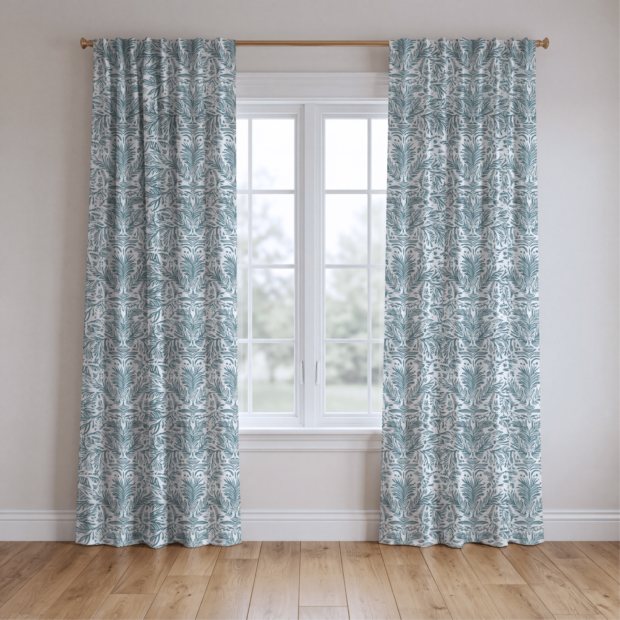 Miss Magnolia Blue - Drapery - Lemon Park