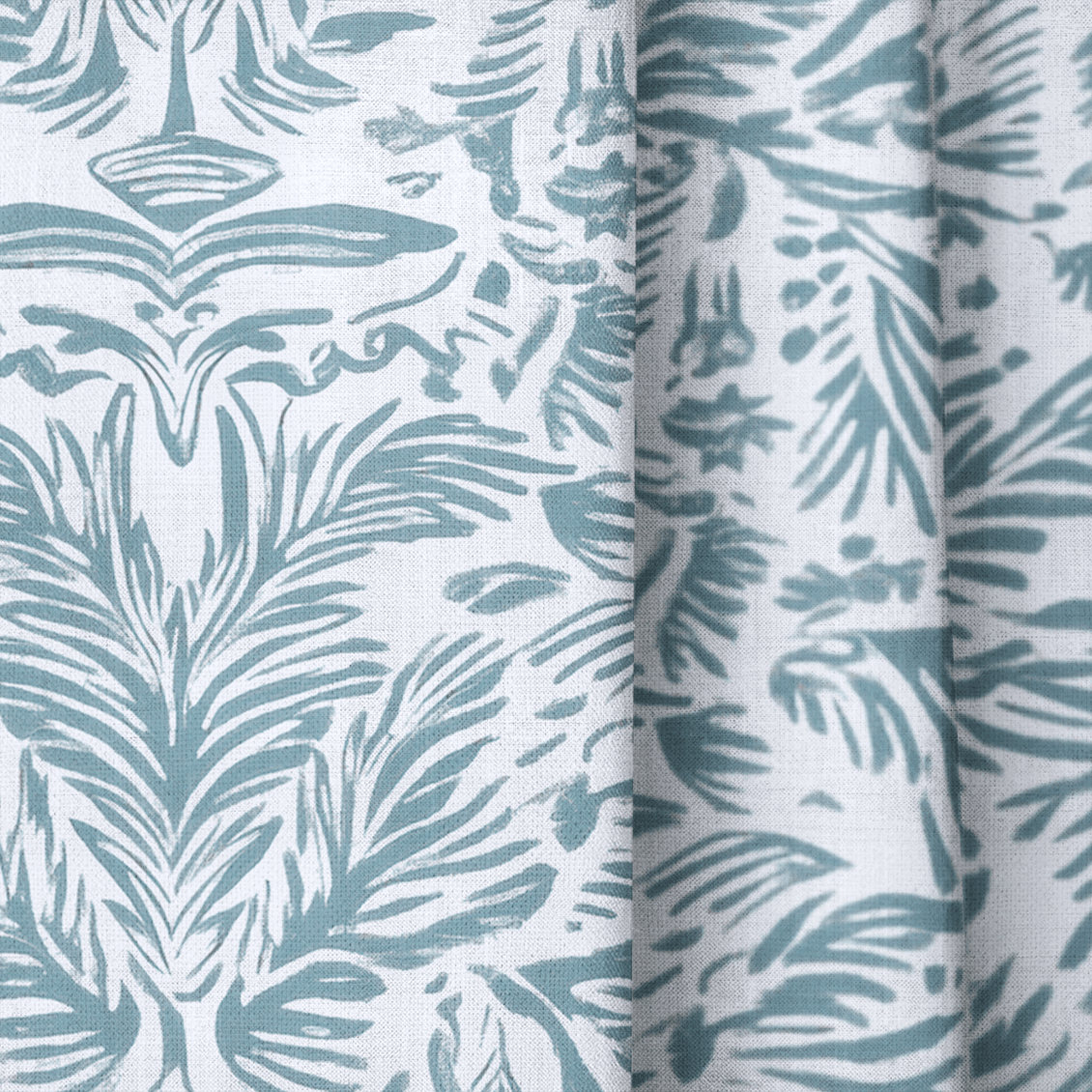 Miss Magnolia Blue - Drapery - Benton Lane Home - Lemon Park