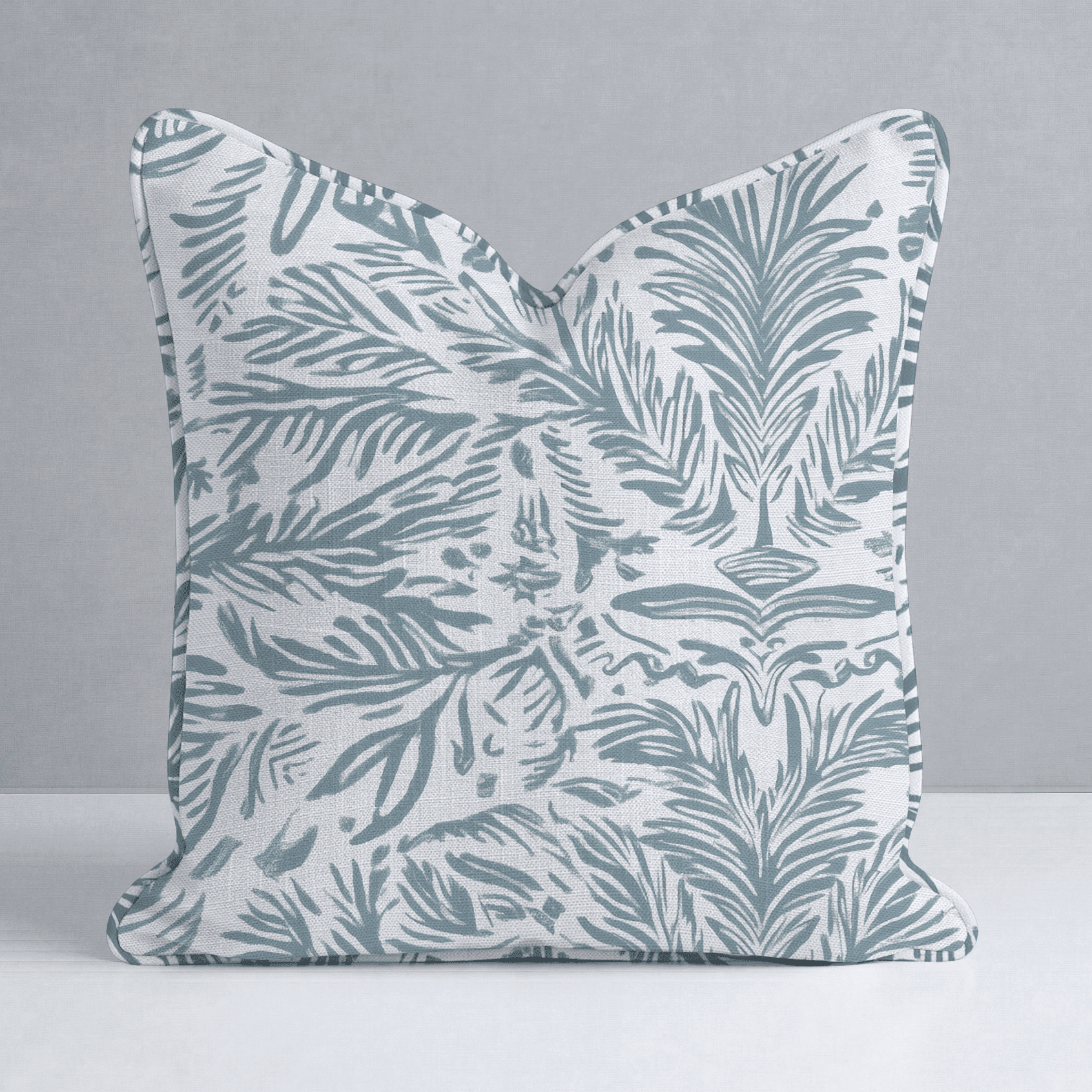 Miss Magnolia Blue Throw Pillow - Benton Lane Home - Lemon Park