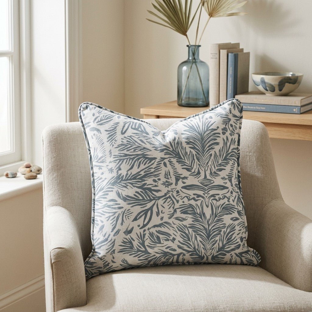 Miss Magnolia Blue Throw Pillow - Benton Lane Home - Lemon Park