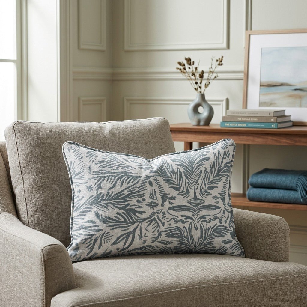 Miss Magnolia Blue Throw Pillow - Benton Lane Home - Lemon Park