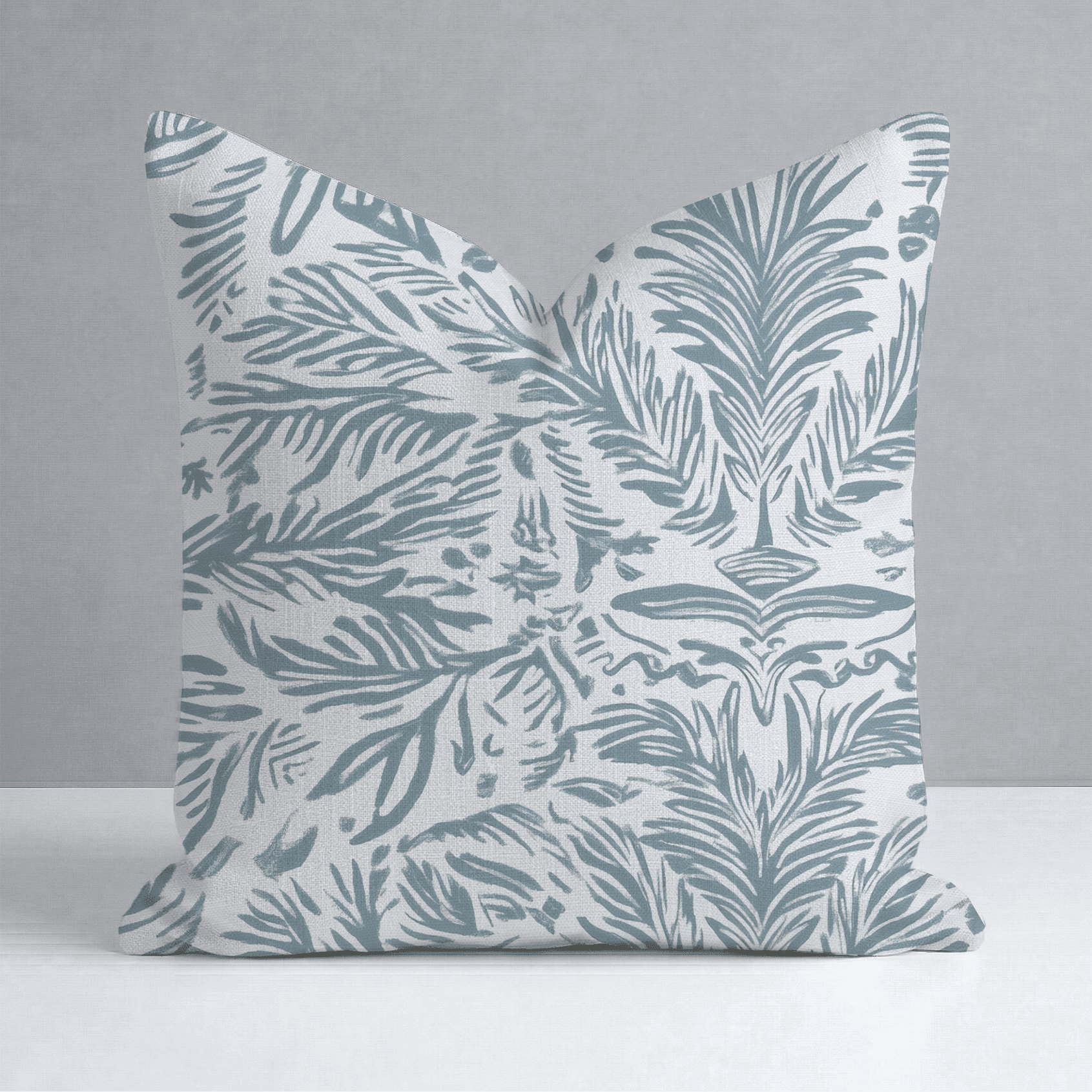 Miss Magnolia Blue Throw Pillow - Benton Lane Home - Lemon Park