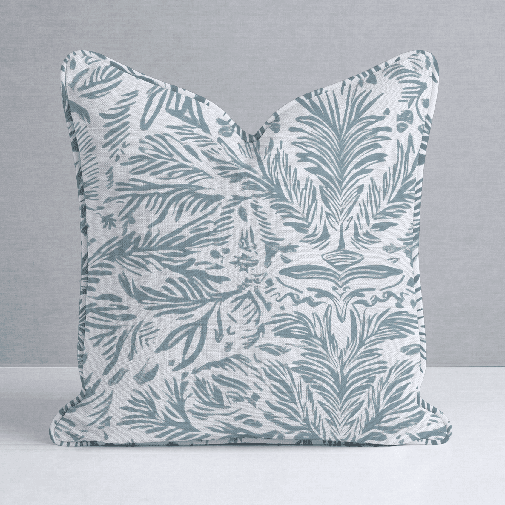 Miss Magnolia Blue Throw Pillow - Benton Lane Home - Lemon Park