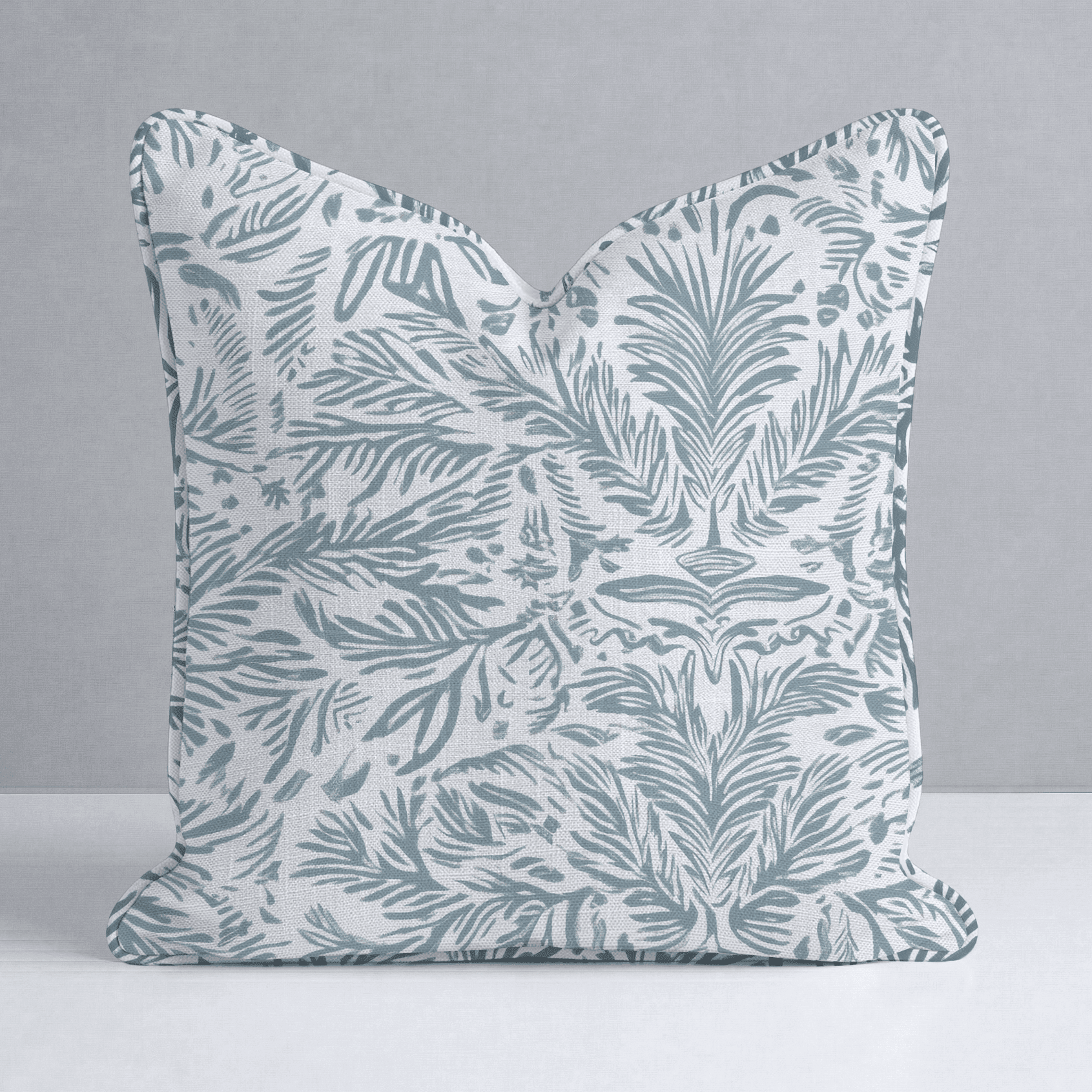 Miss Magnolia Blue Throw Pillow - Benton Lane Home - Lemon Park