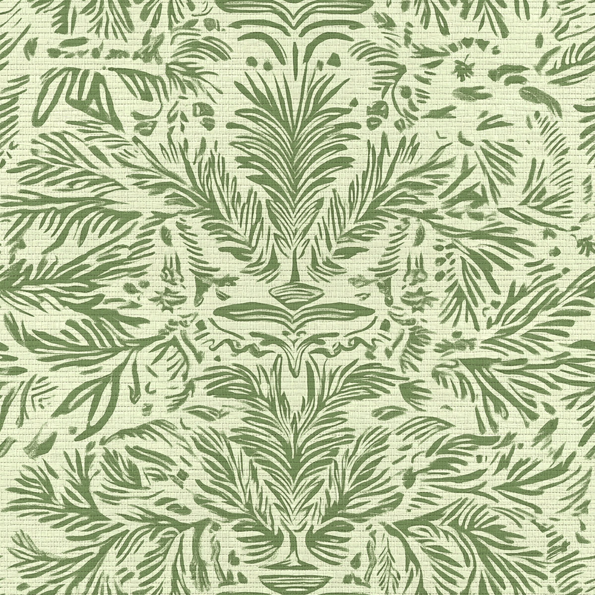 Miss Magnolia Faux Grasscloth Wallpaper - Lemon Park