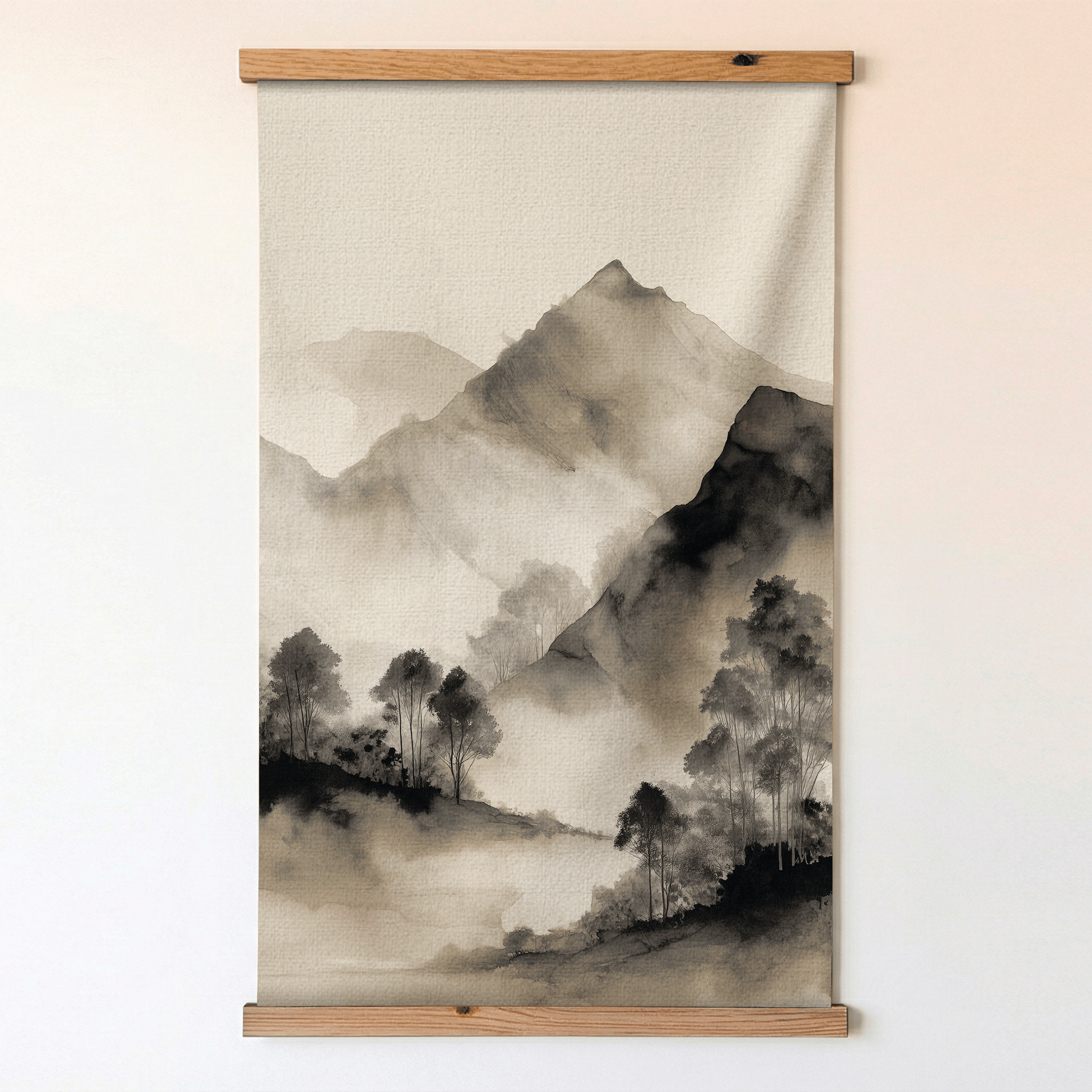 Mist and Ridge - Tapestry - Benton Lane Home - Painted Paper