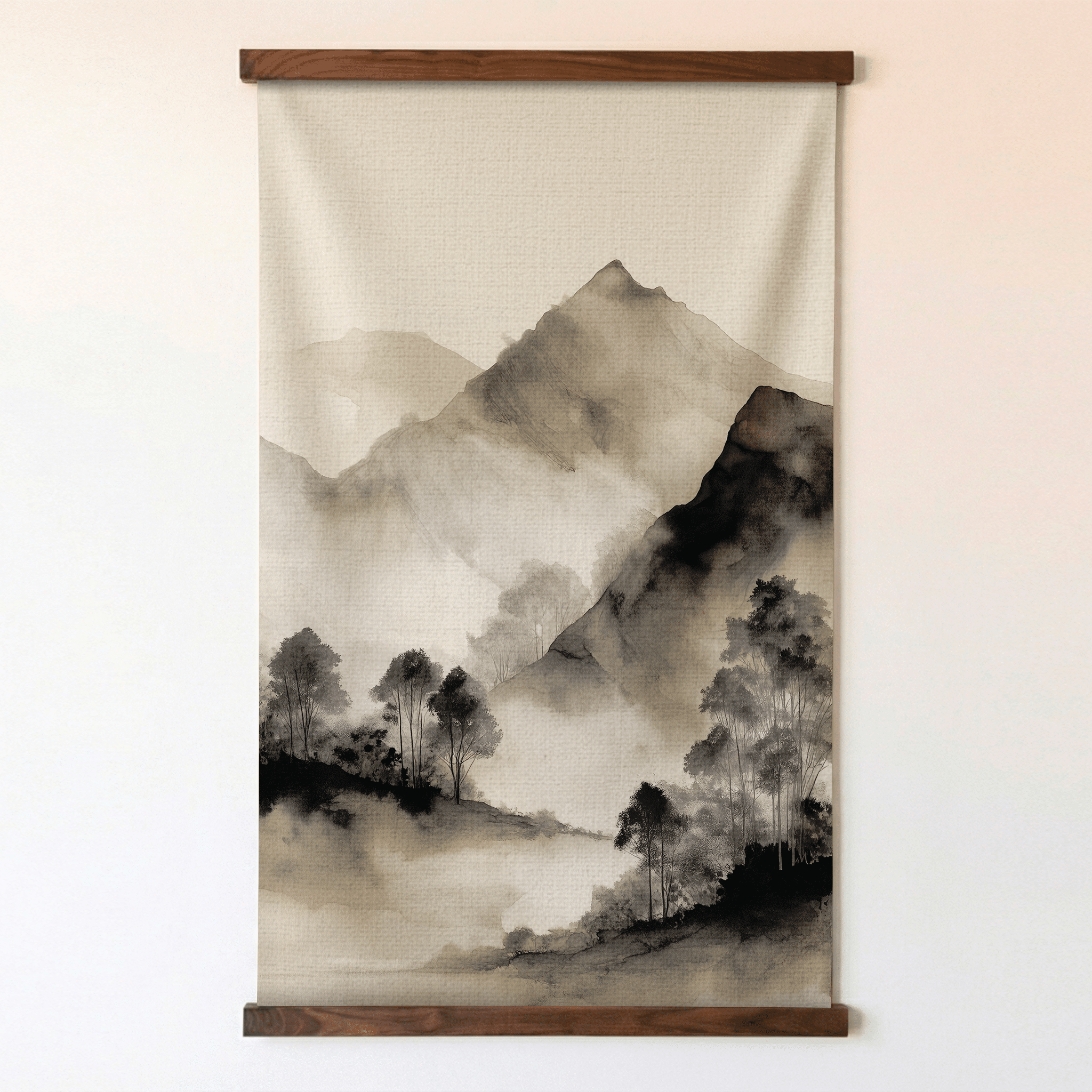 Mist and Ridge - Tapestry - Benton Lane Home - Painted Paper