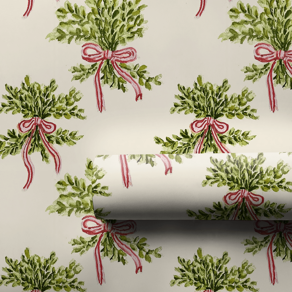 Mistletoe Margot - Wrapping Paper - Benton Lane Home - Lemon Park