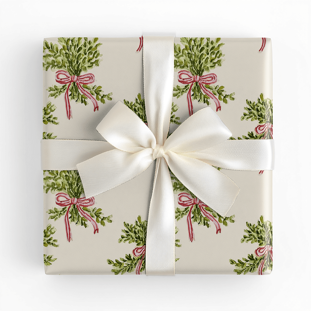 Mistletoe Margot - Wrapping Paper - Benton Lane Home - Lemon Park
