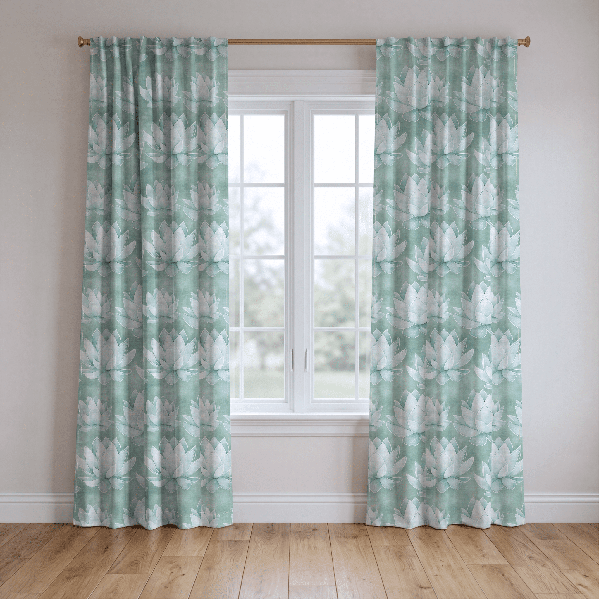 Misty Bloom - Drapery - Benton Lane Home - Lemon Park