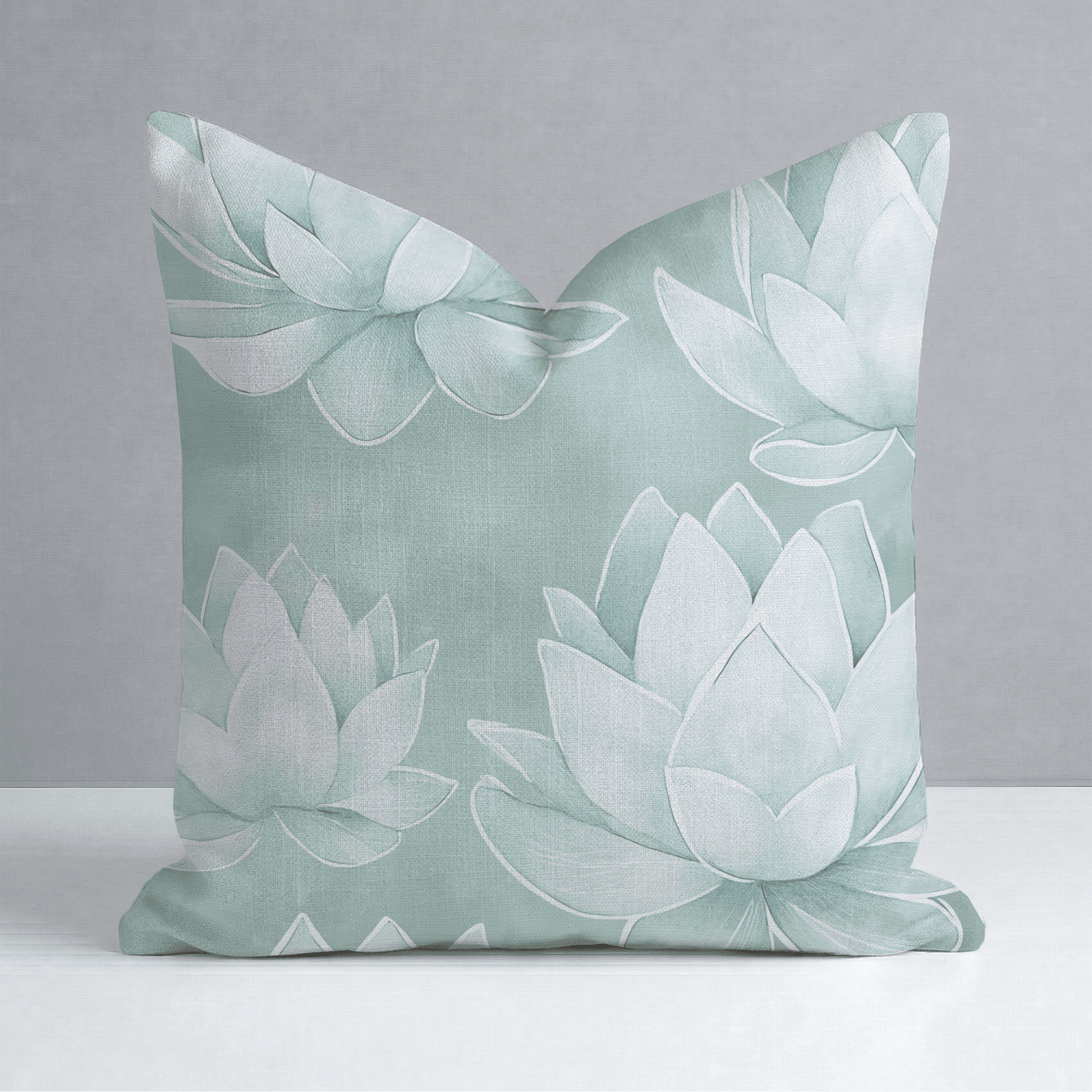 Misty Bloom Throw Pillow - Benton Lane Home - Lemon Park
