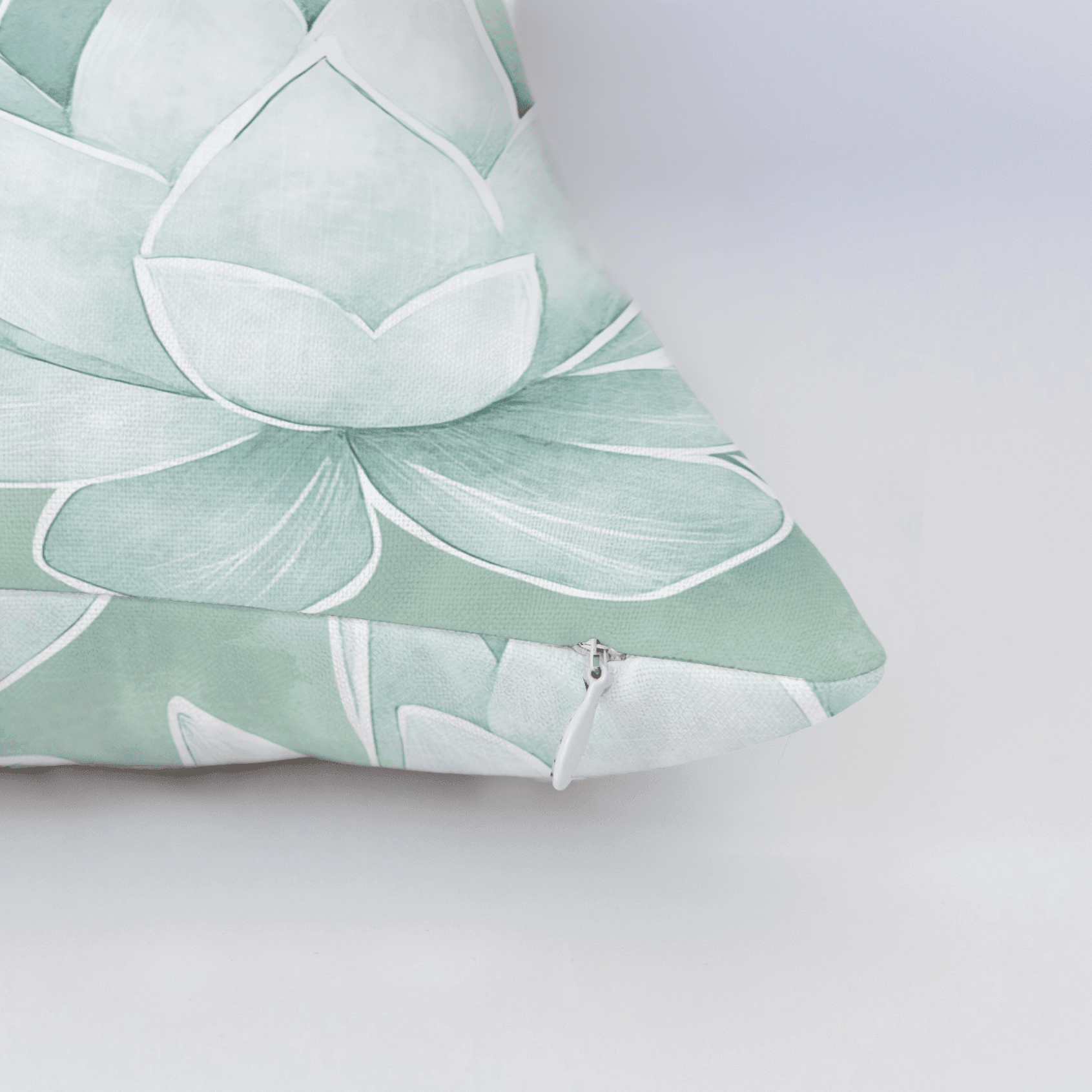 Misty Bloom Throw Pillow - Benton Lane Home - Lemon Park