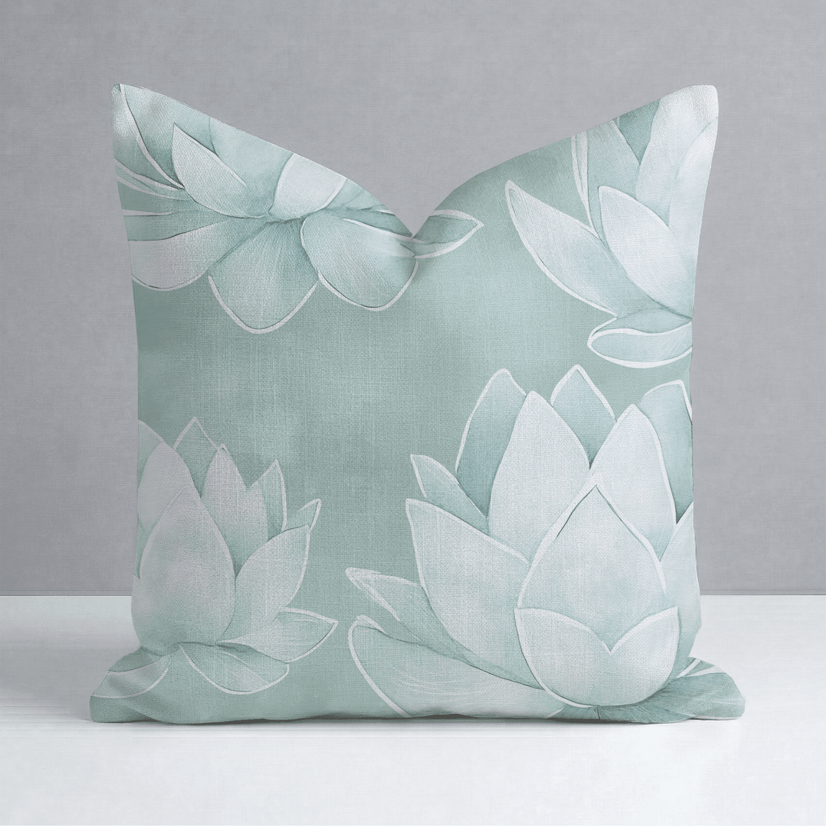 Misty Bloom Throw Pillow - Benton Lane Home - Lemon Park