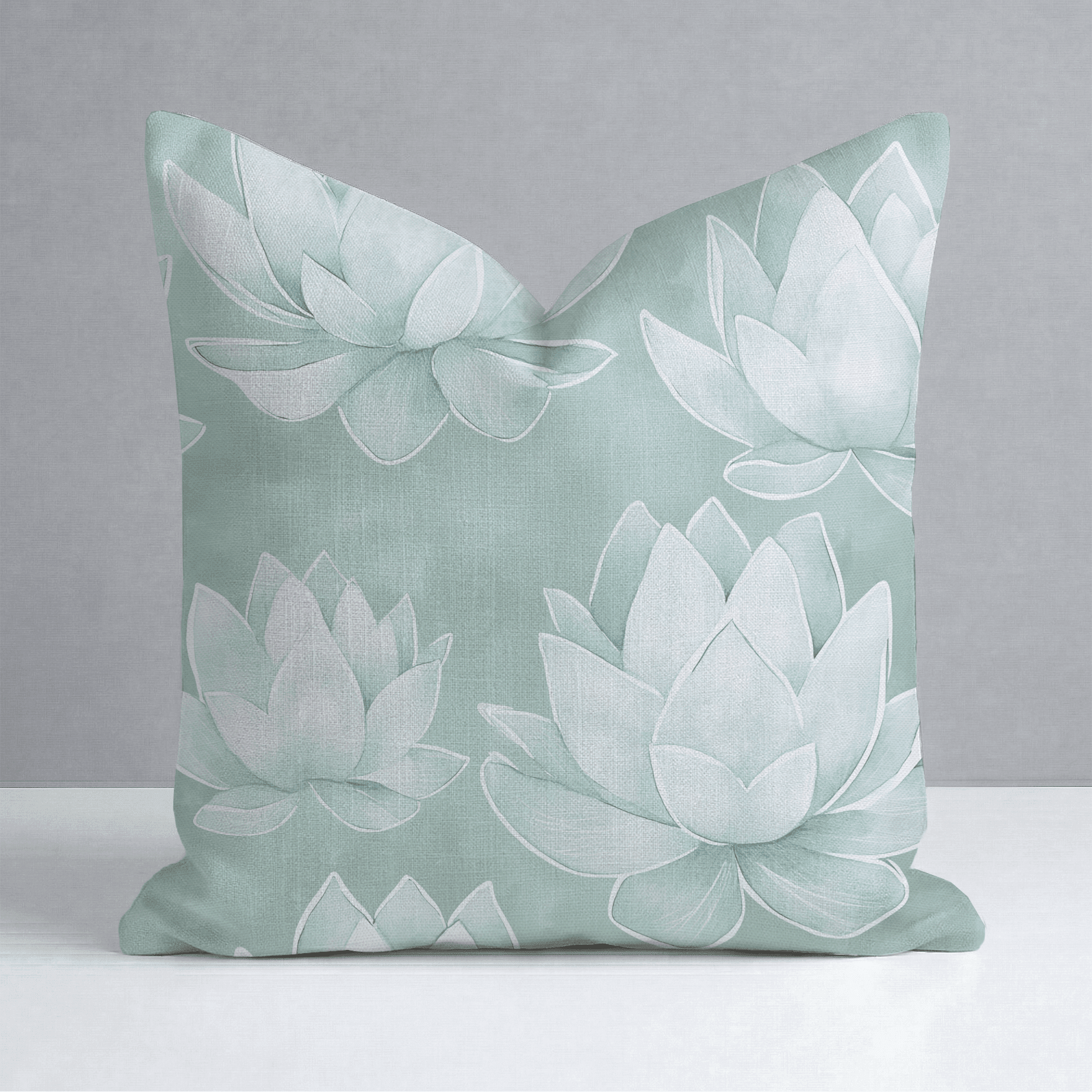 Misty Bloom Throw Pillow - Benton Lane Home - Lemon Park