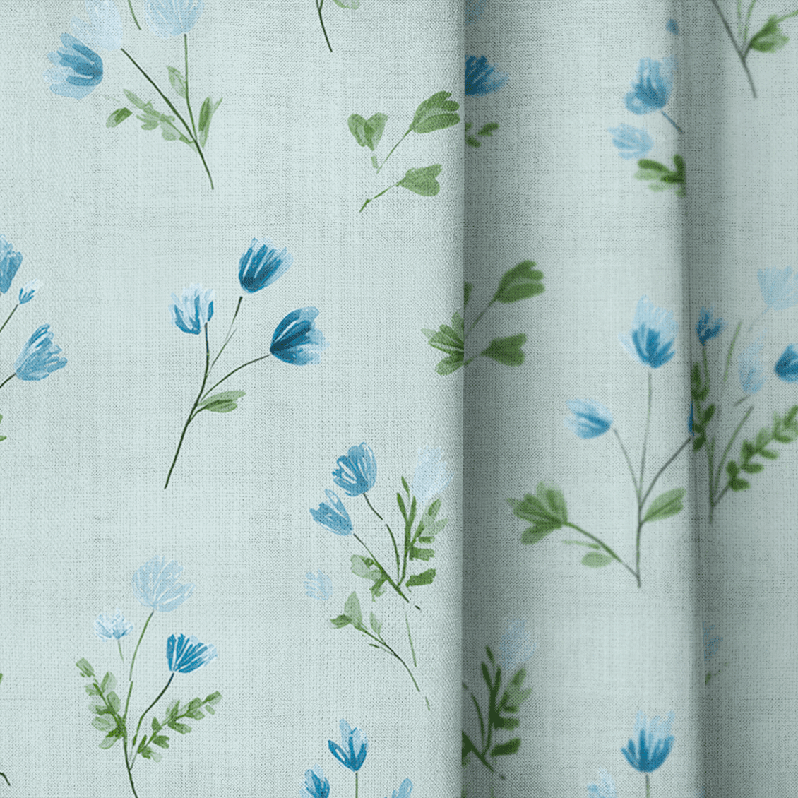 Misty Flora - Drapery - Benton Lane Home - Lemon Park