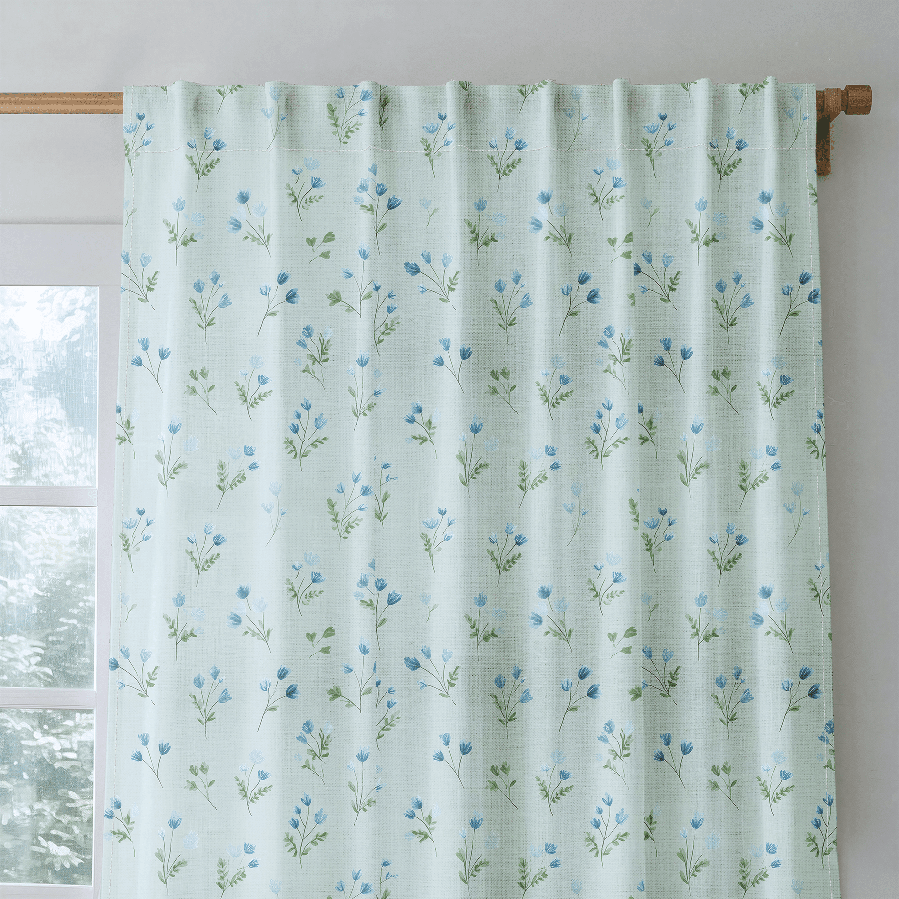 Misty Flora - Drapery - Benton Lane Home - Lemon Park