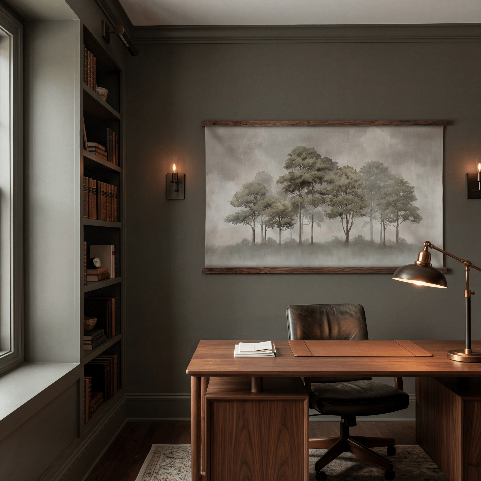 Misty Grove - Tapestry - Painted Paper