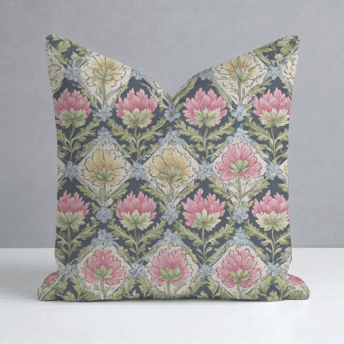 Misty Morning Throw Pillow - Lemon Park