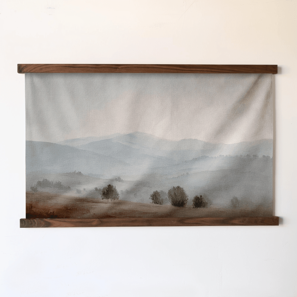 Misty Mountains - Tapestry - Benton Lane Home - Painted Paper