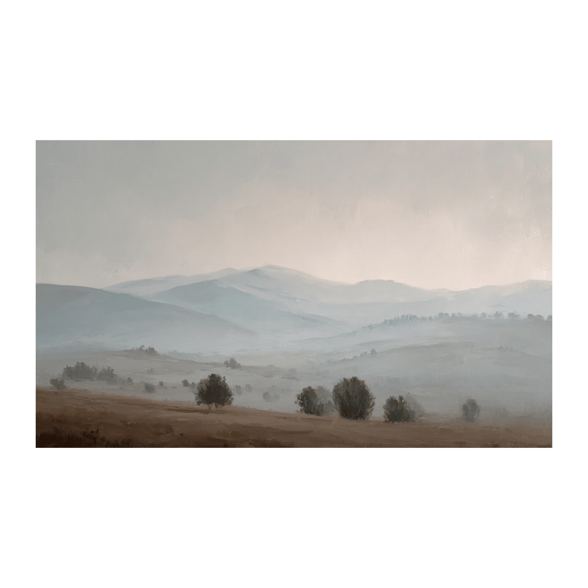 Misty Mountains - Tapestry - Benton Lane Home - Painted Paper