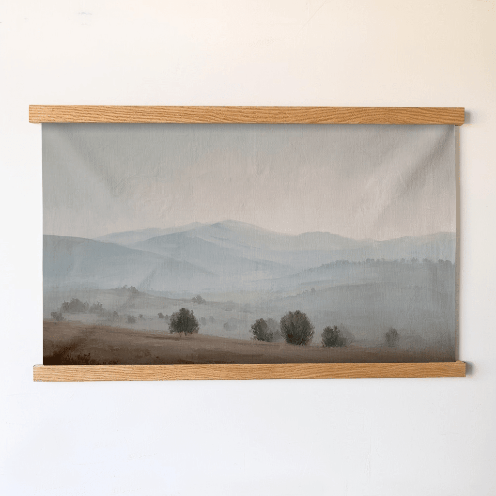 Misty Mountains - Tapestry - Benton Lane Home - Painted Paper