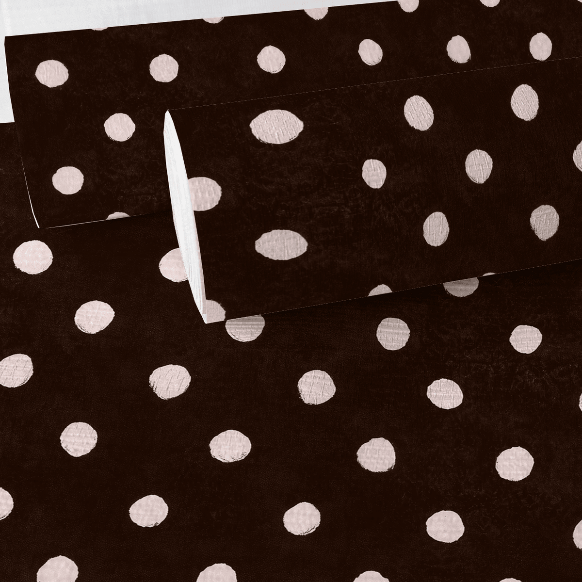 Mocha Dot Faux Grasscloth Wallpaper - Benton Lane Home - Lemon Park