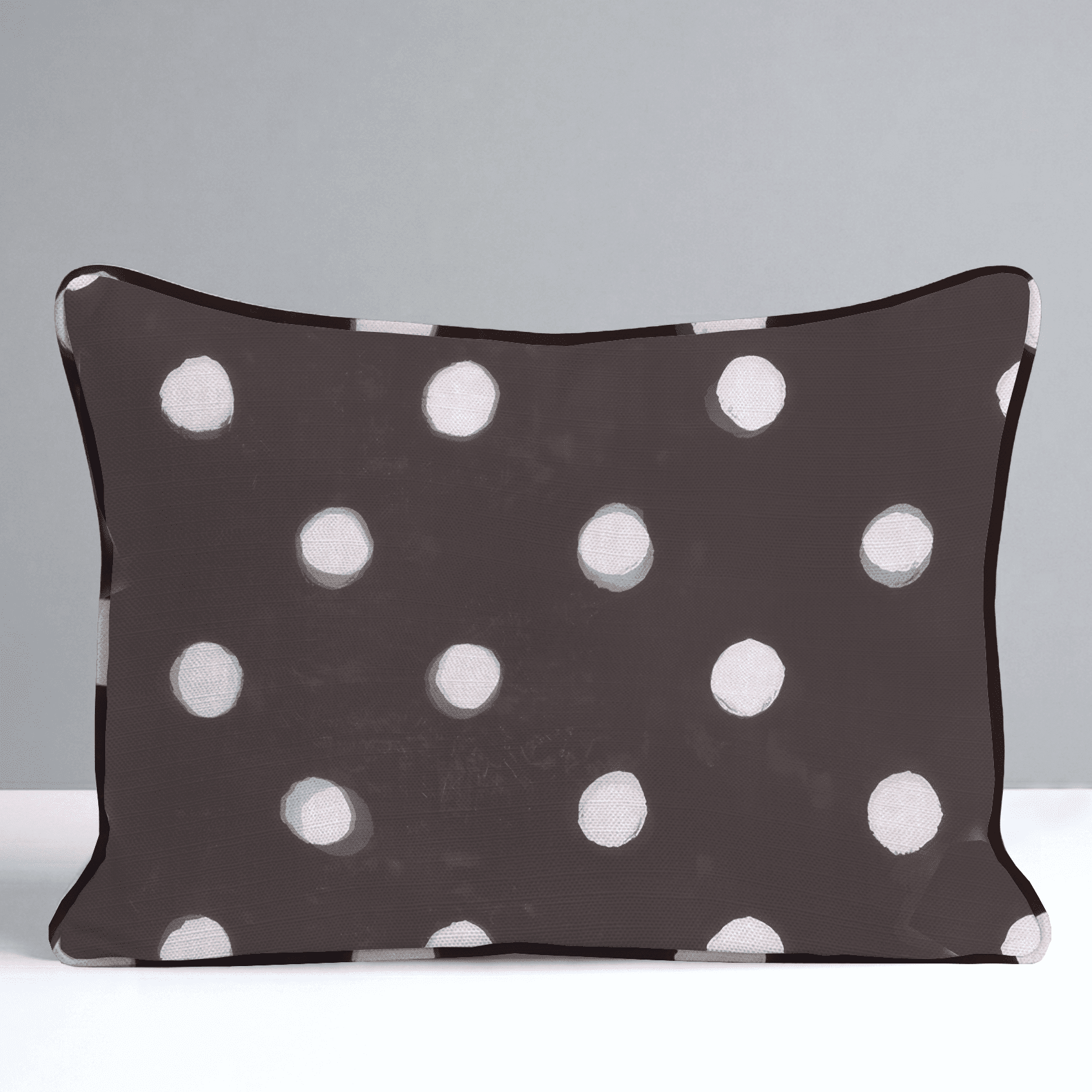 Mocha Dot Throw Pillow - Benton Lane Home - Lemon Park