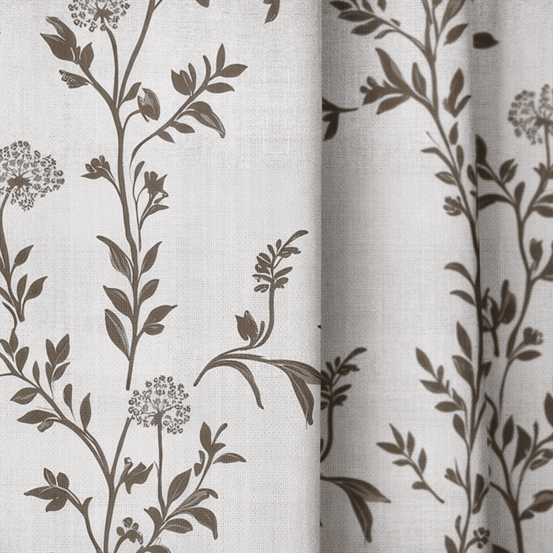 Mocha Vine - Drapery - Benton Lane Home - Lemon Park