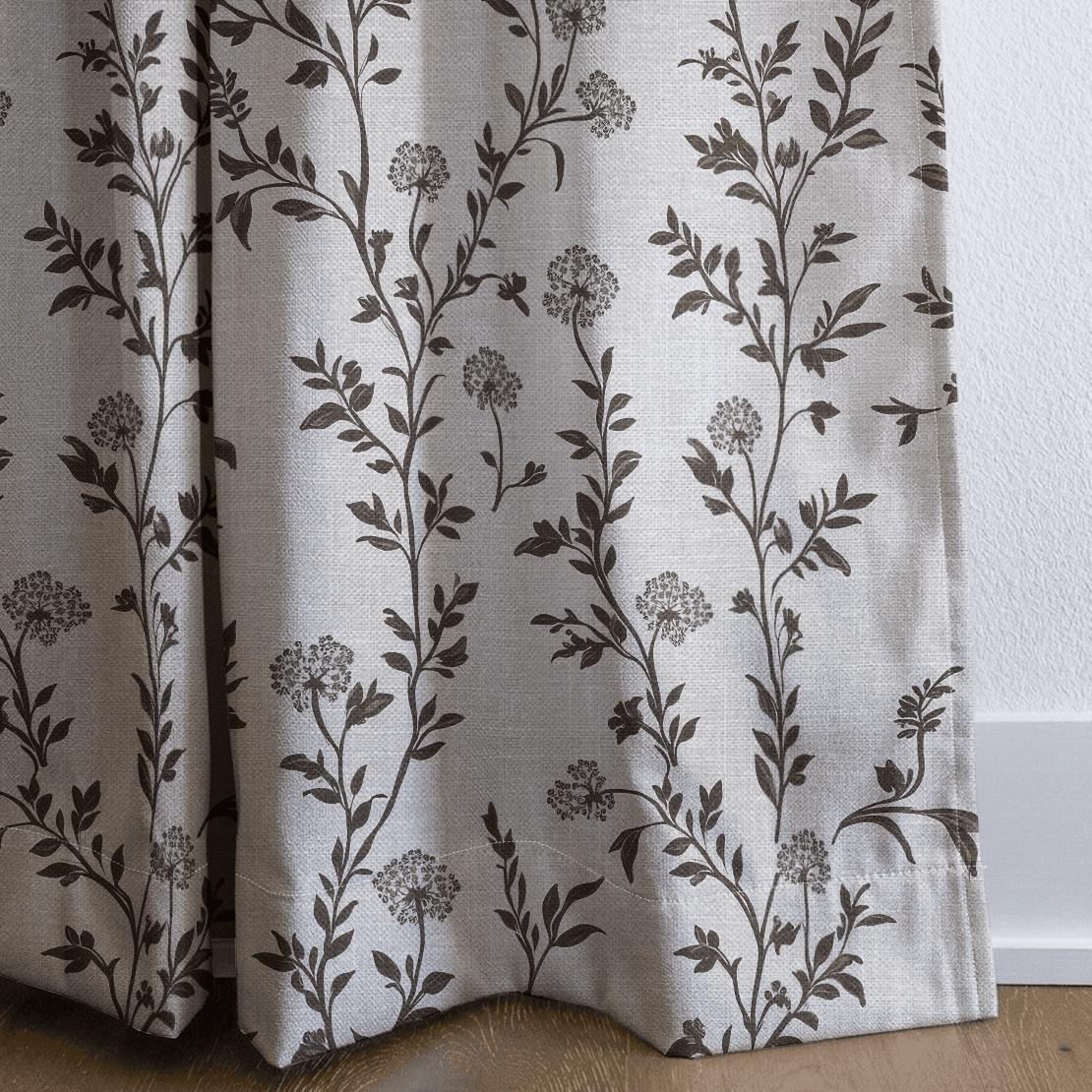 Mocha Vine - Drapery - Benton Lane Home - Lemon Park