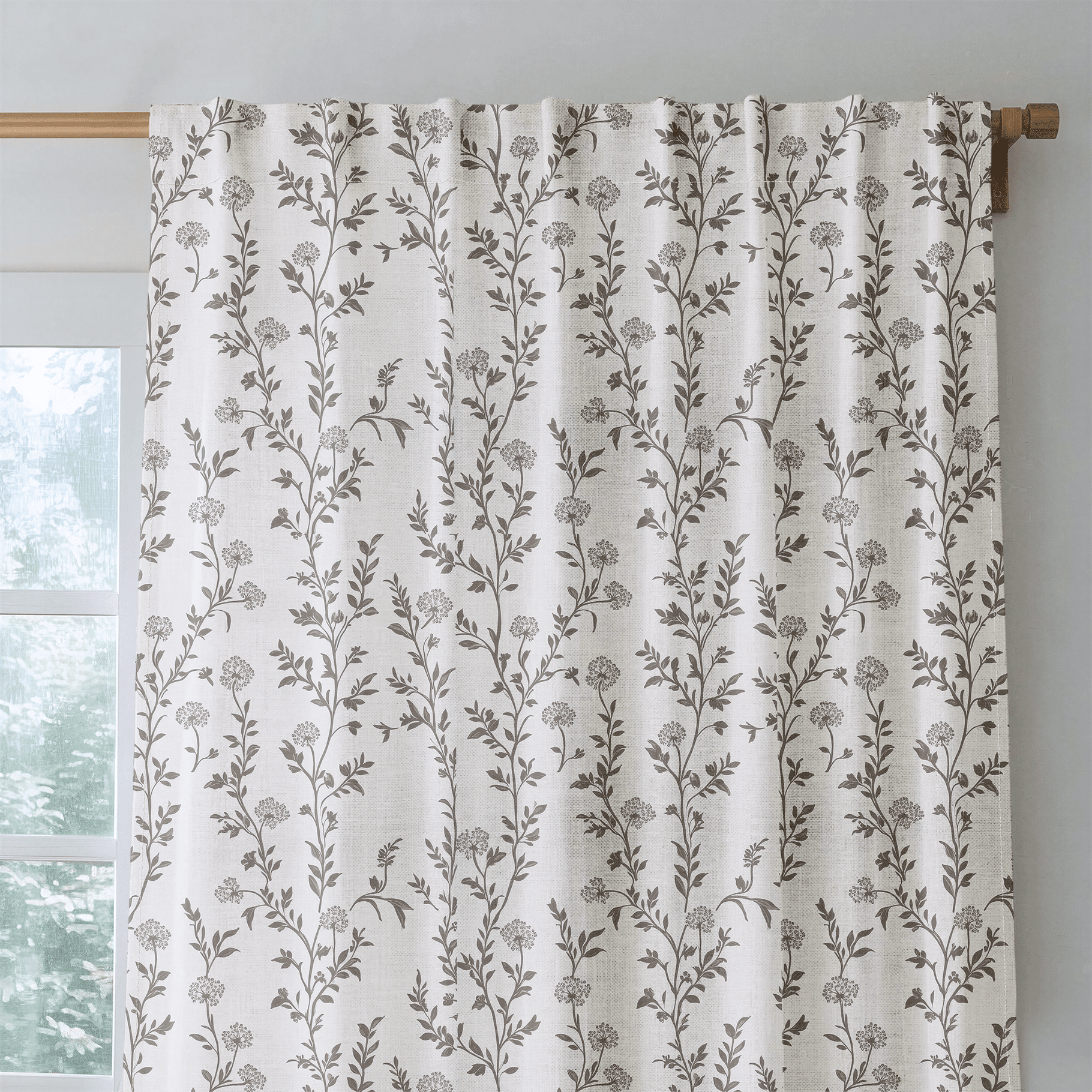 Mocha Vine - Drapery - Benton Lane Home - Lemon Park
