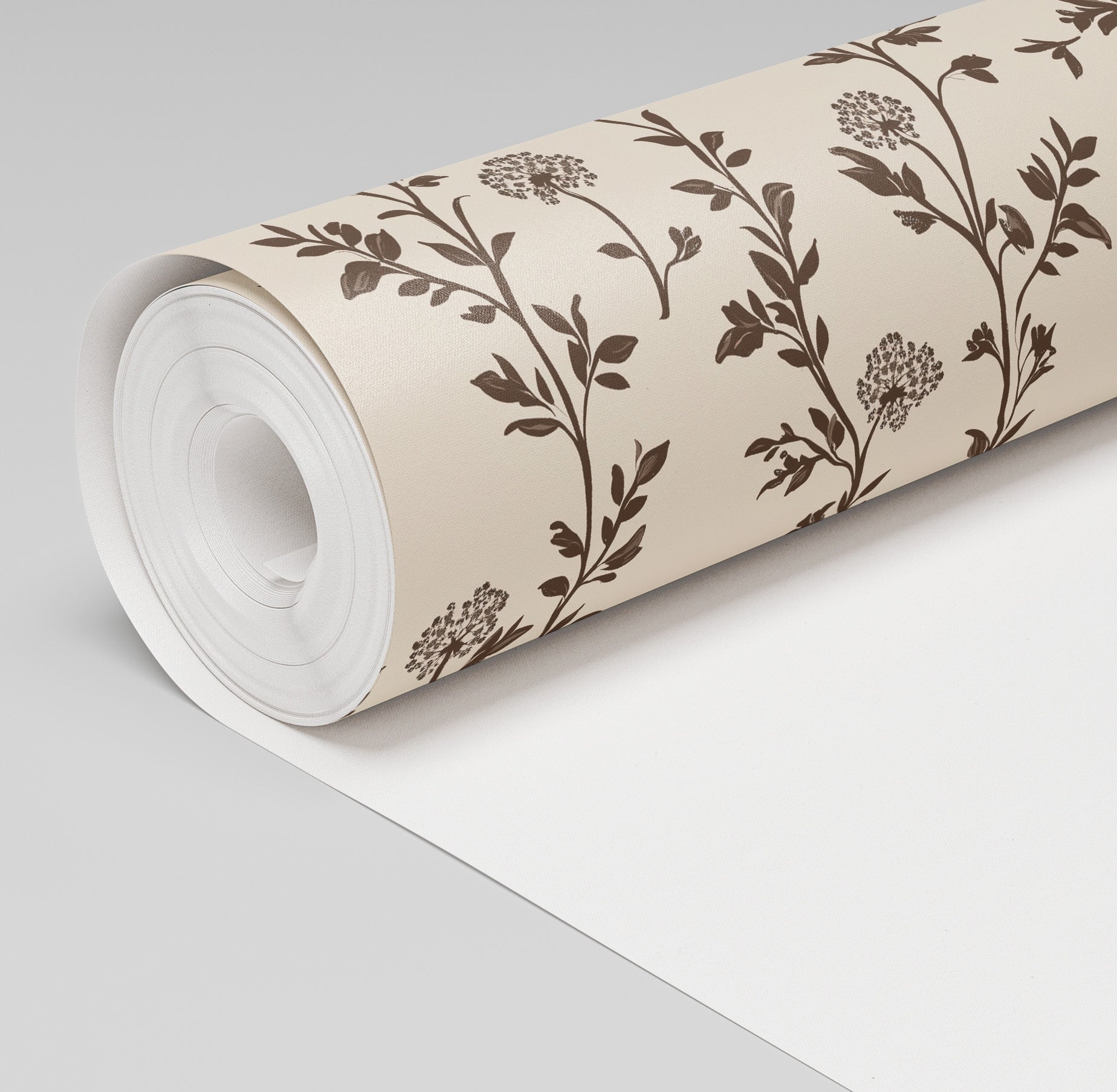 Mocha Vine Wallpaper - Benton Lane Home - Lemon Park